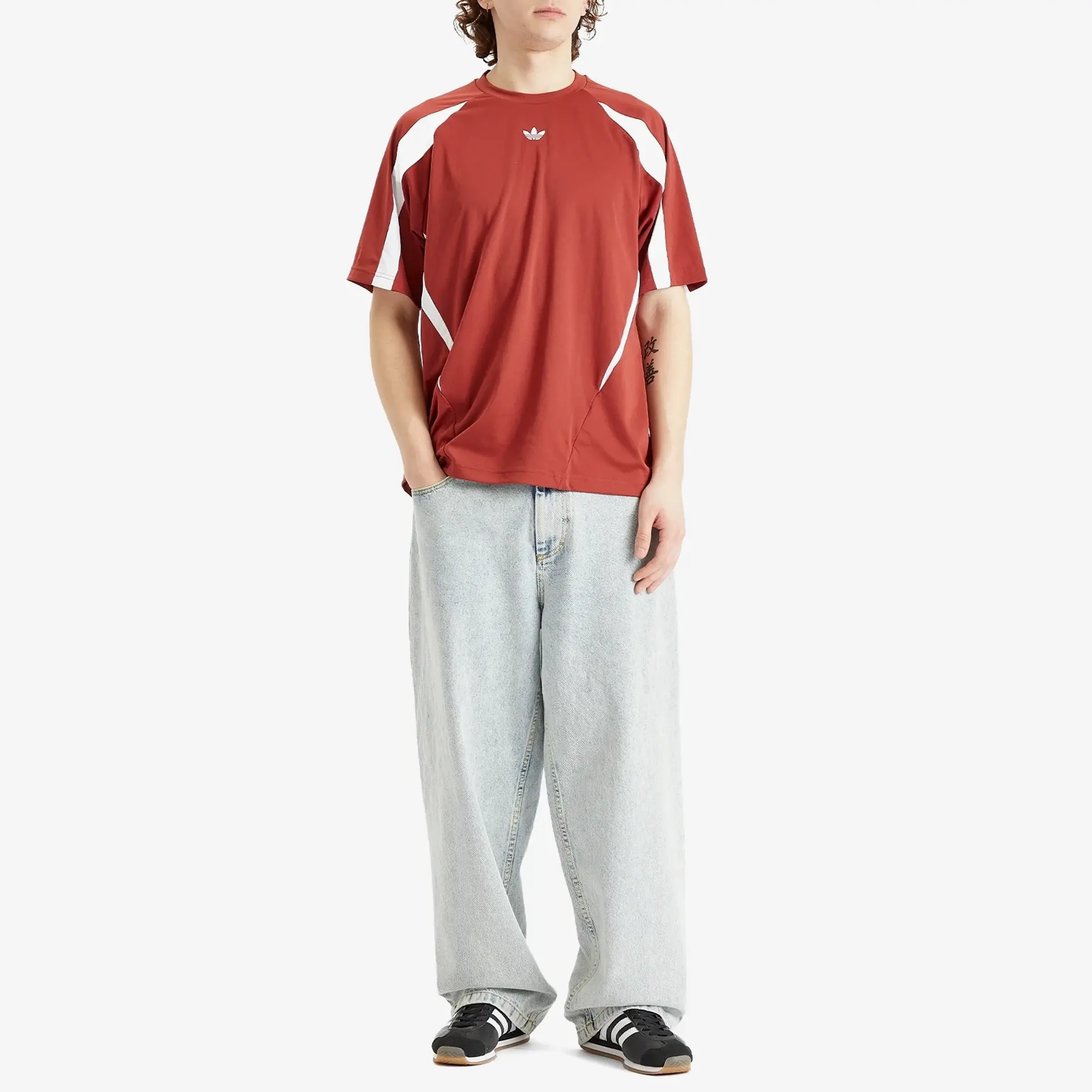Adidas Men's Teamgeist Jersey Preloved Ruby/White