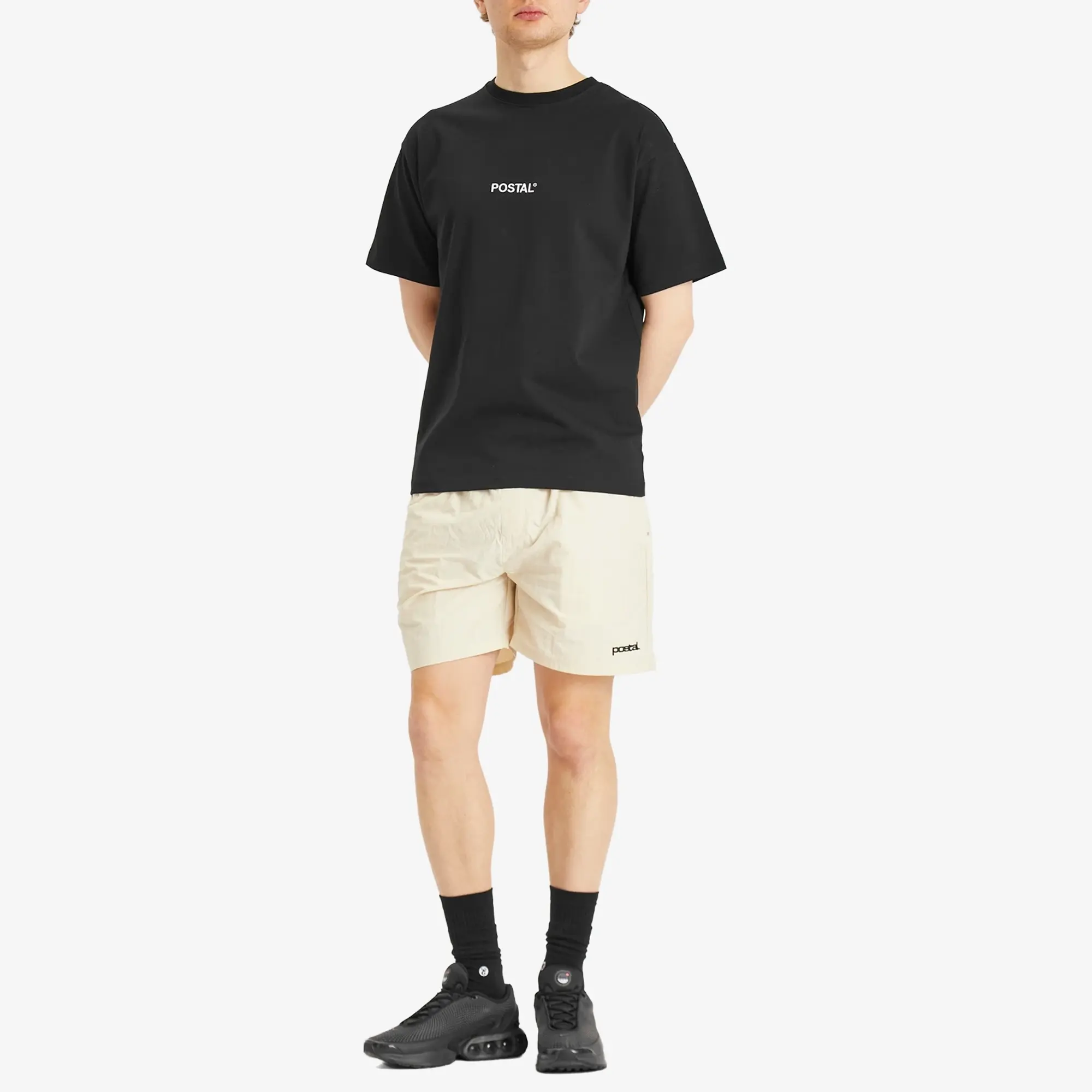 POSTAL Men's Basic Logo T-Shirt Black