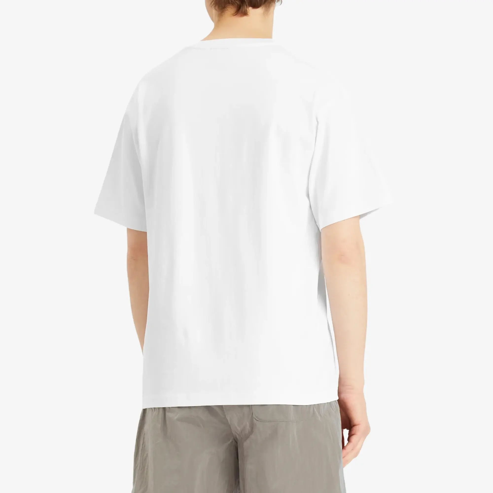 POSTAL Men's Safety Pin T-Shirt White