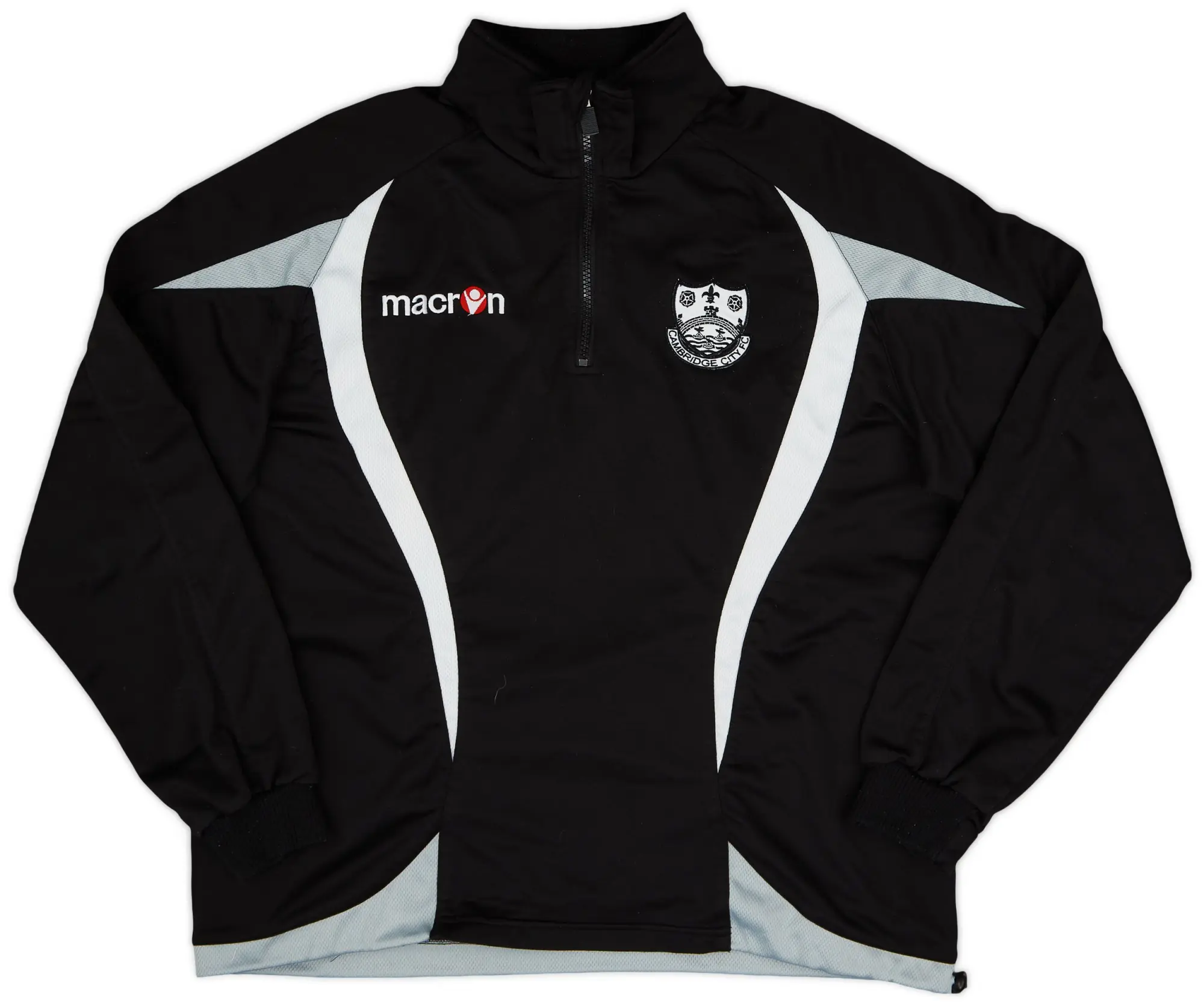 2014-15 Cambridge City Macron 1/4 Zip Training Top - 7/10 - (M)