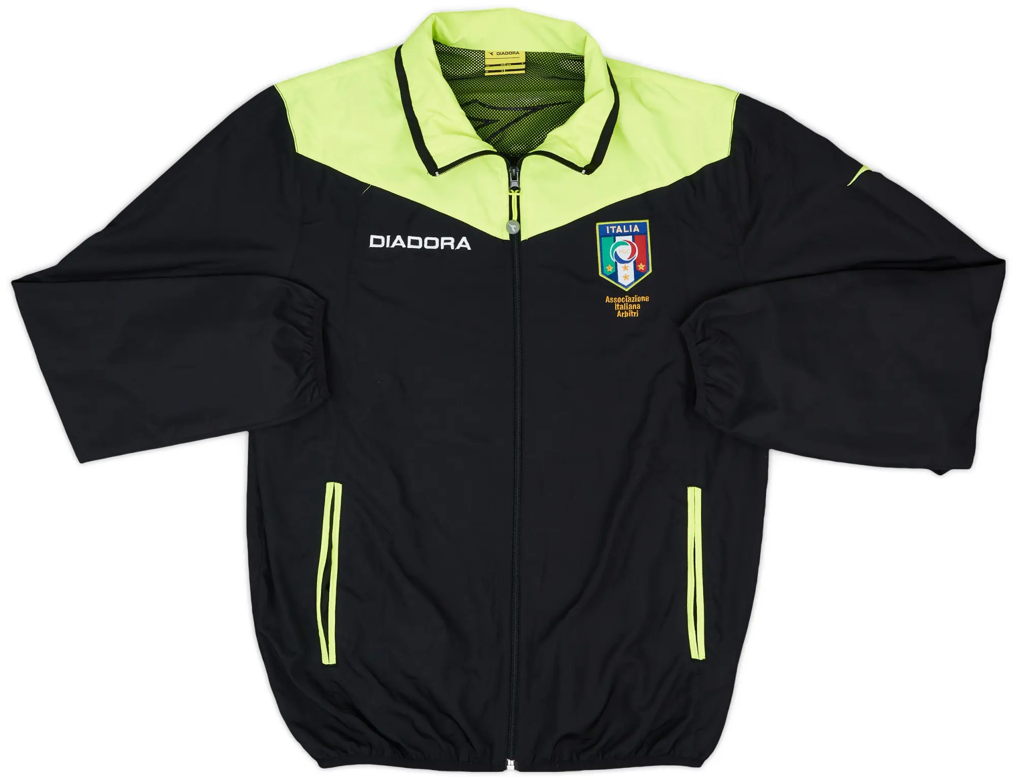 2007-08 Italy Diadora Referee Track Jacket - 8/10 - (S)
