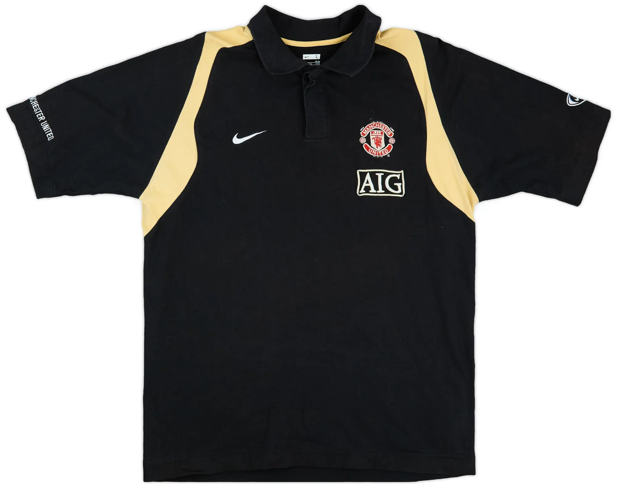 2007-08 Manchester United Nike Cotton Tee - 8/10 - (M)