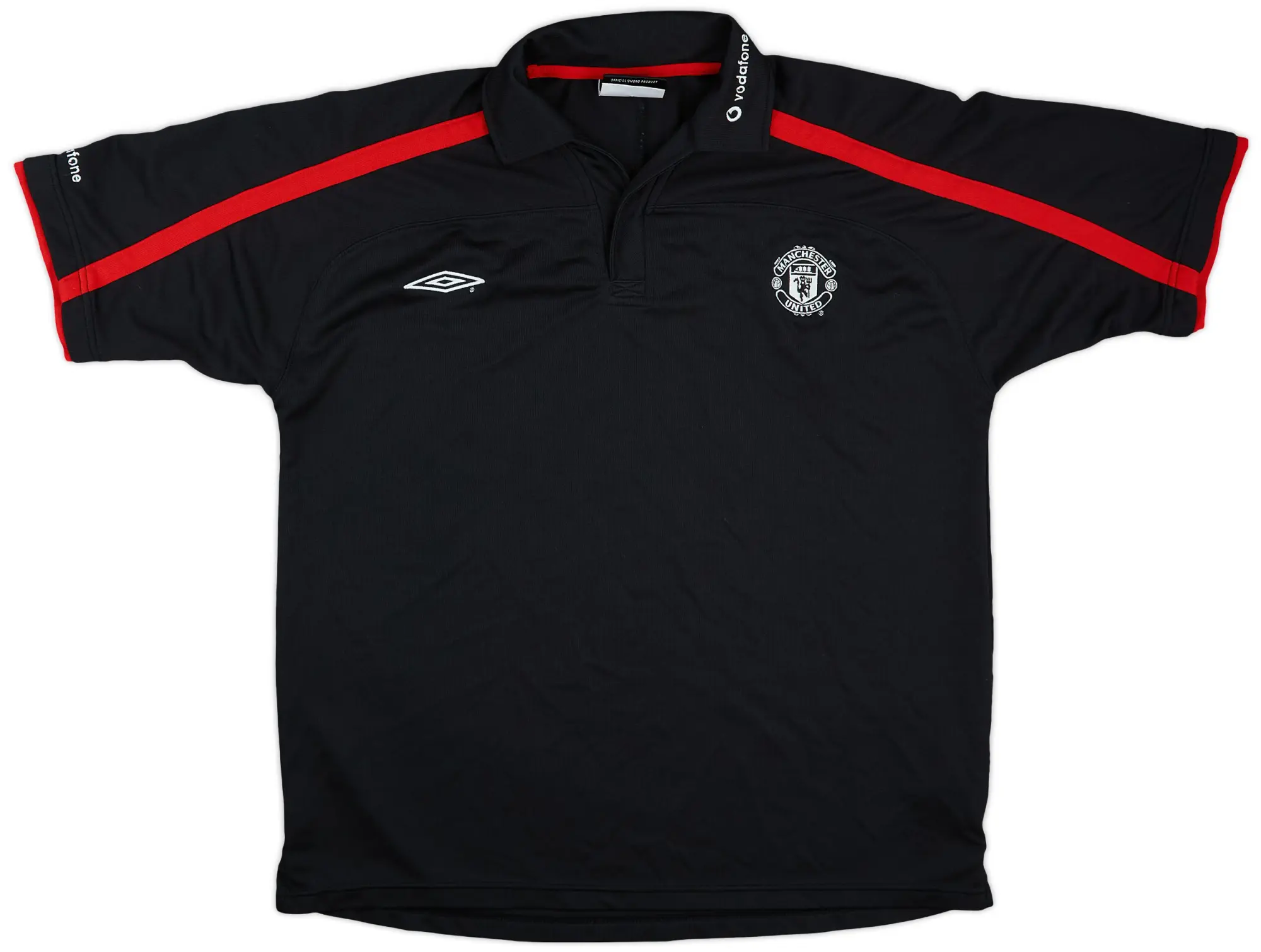 1999-00 Manchester United Umbro Polo Shirt - 9/10 - (XL)