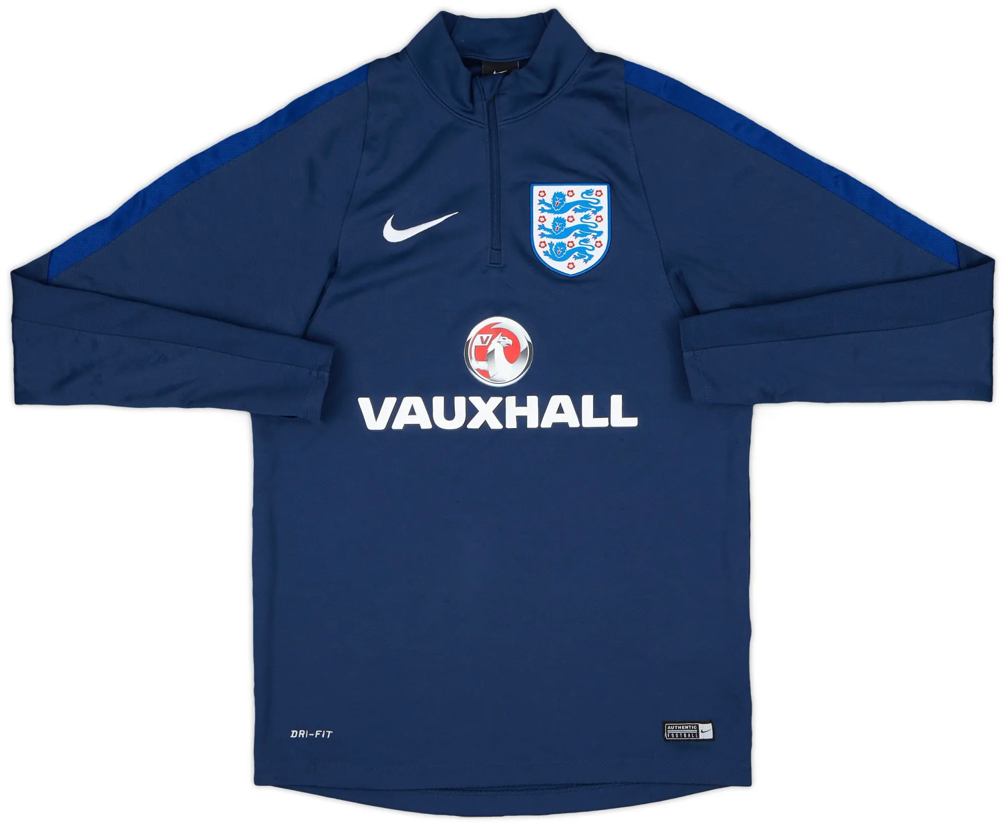 2016-17 England Nike 1/4 Zip Training Top - 9/10 - (S)
