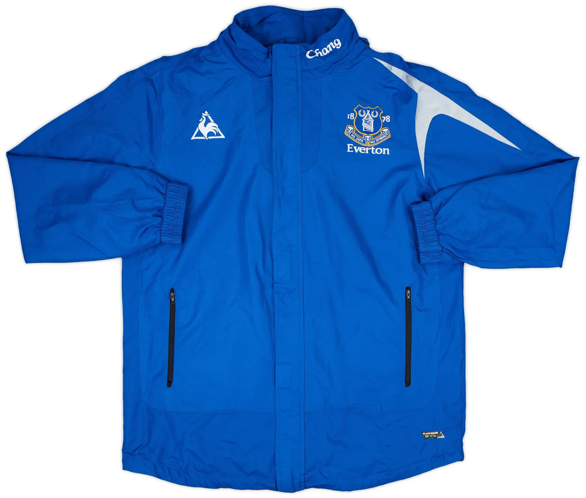 2011-12 Everton Le Coq Sportif Hooded Rain Jacket - 9/10 - (L)