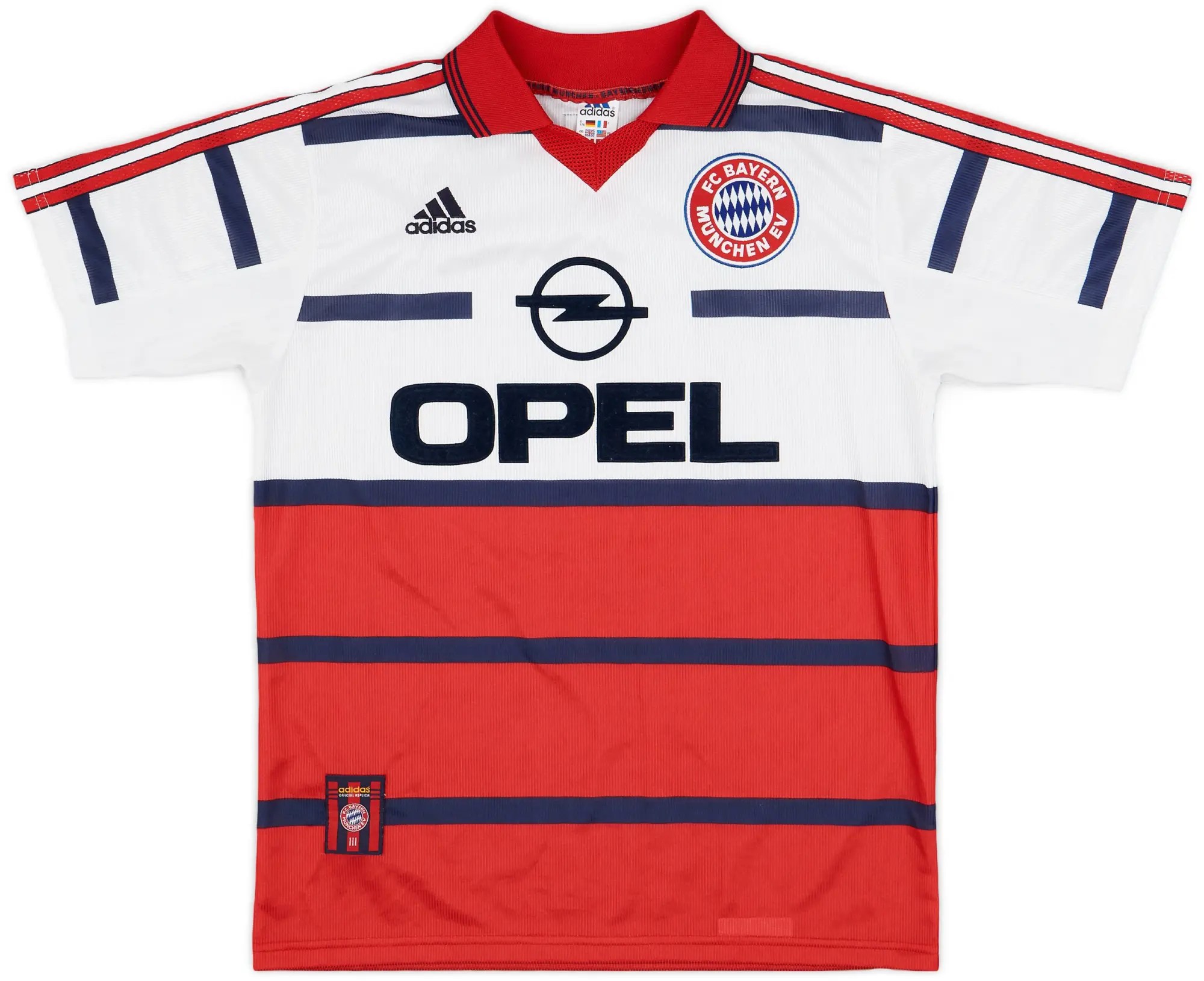 adidas 1998-00 Bayern Munich Away Shirt - 9/10 - (XL.Boys)