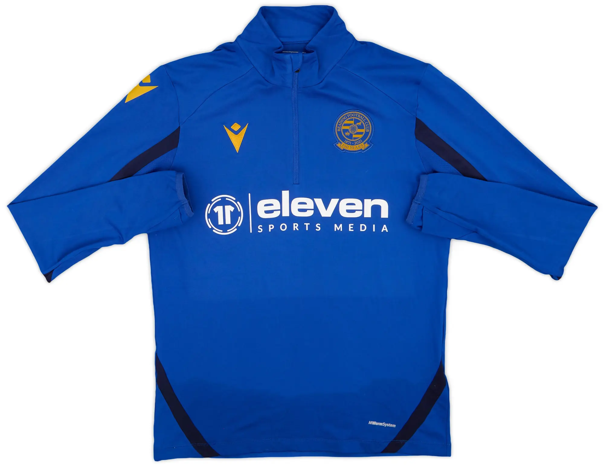 2021-22 Reading Macron 1/4 Zip Drill Top - 9/10 - (S)