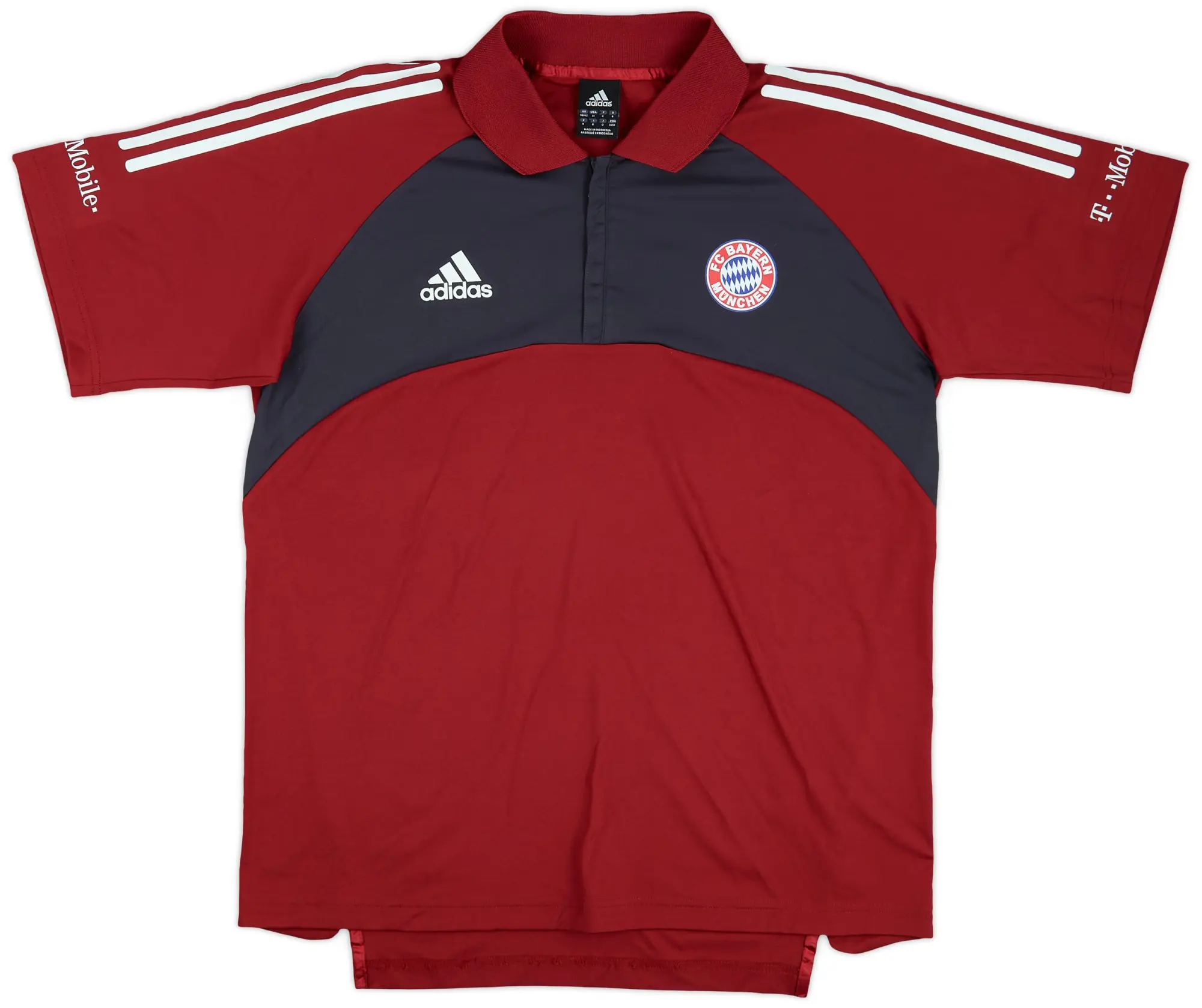 2002-03 Bayern Munich adidas 1/4 Zip Polo Shirt - 7/10 - (M/L)