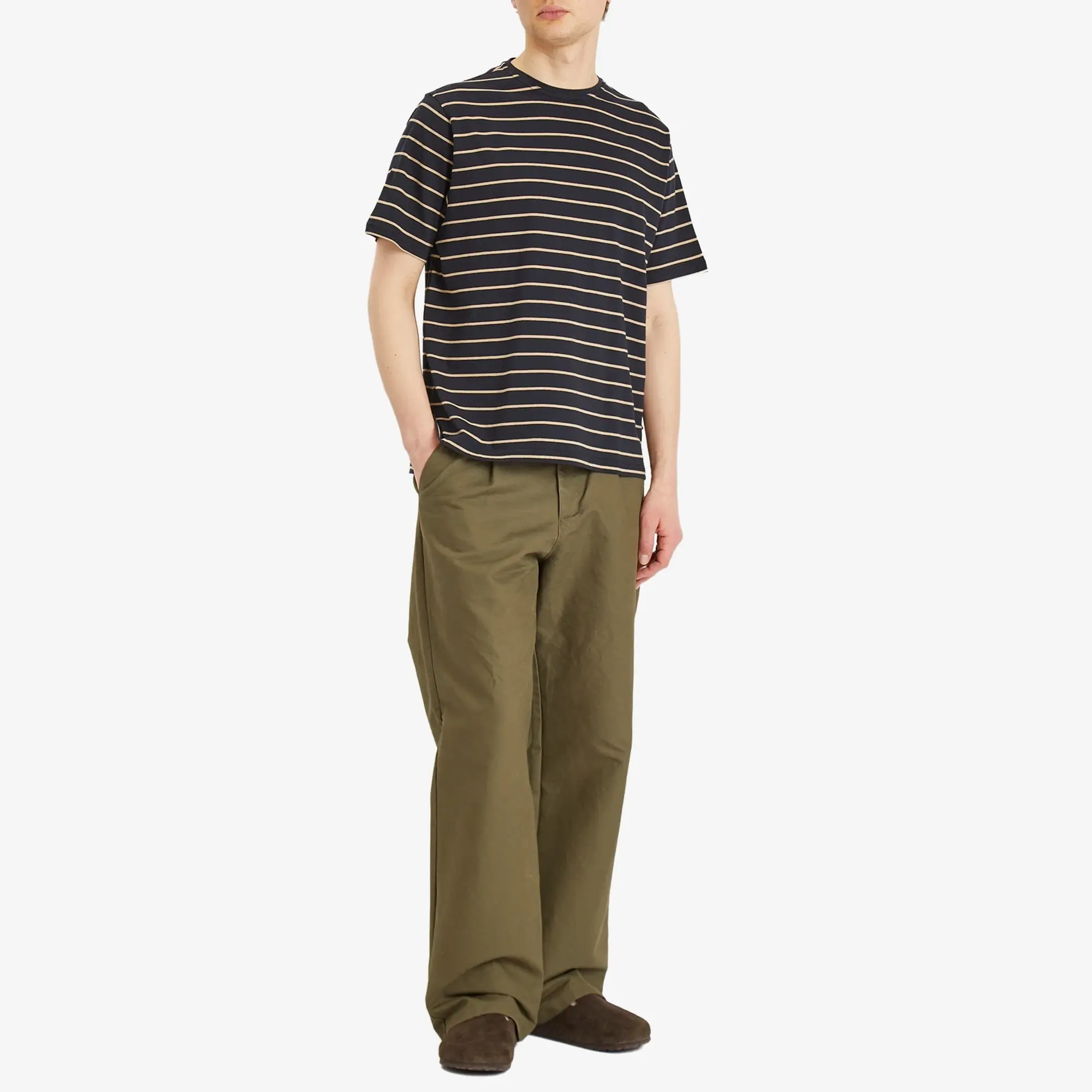 Oliver Spencer Men's Box T-Shirt Navy