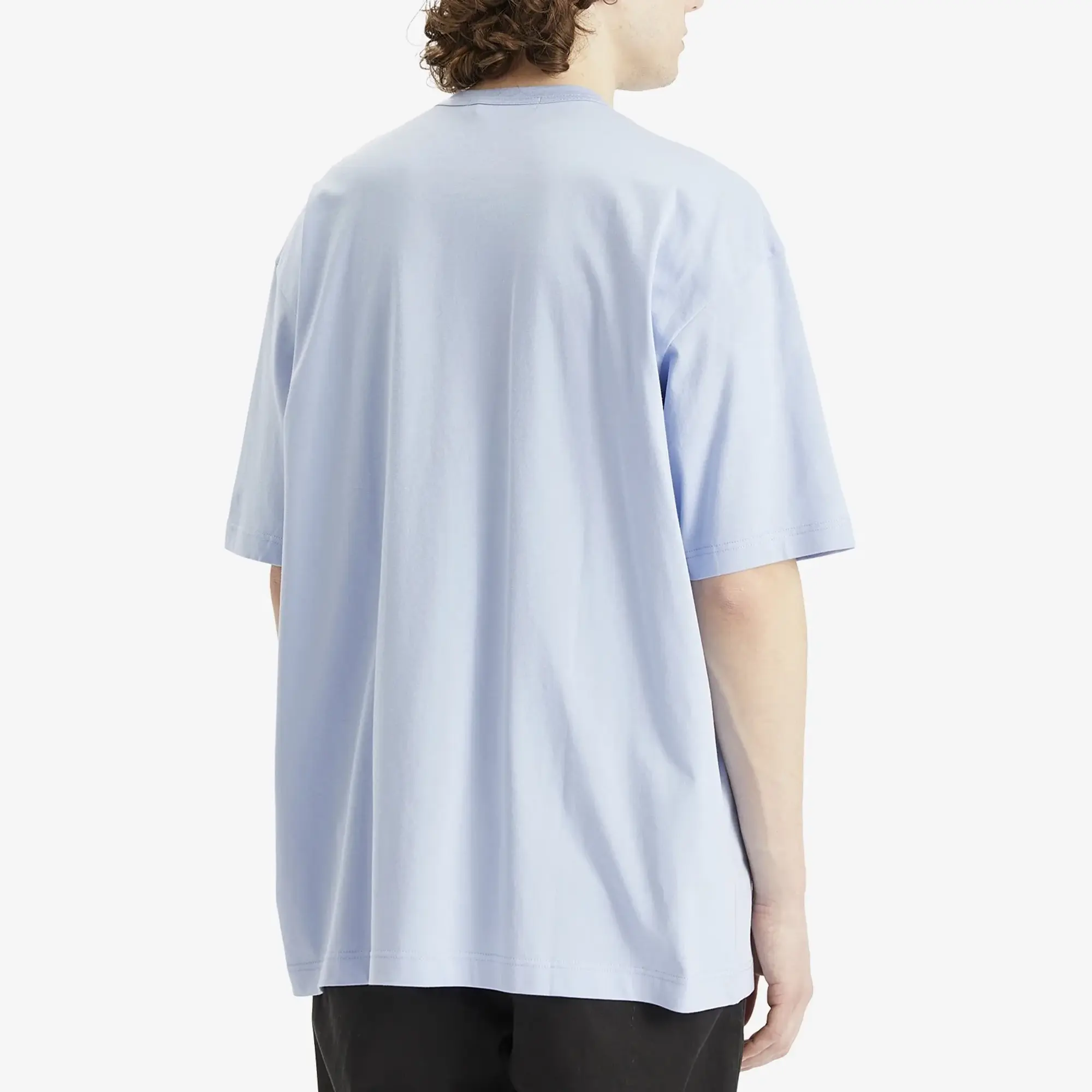 T-Shirt Comme Des Garçons Shirt Knit T-Shirt Blue Xl