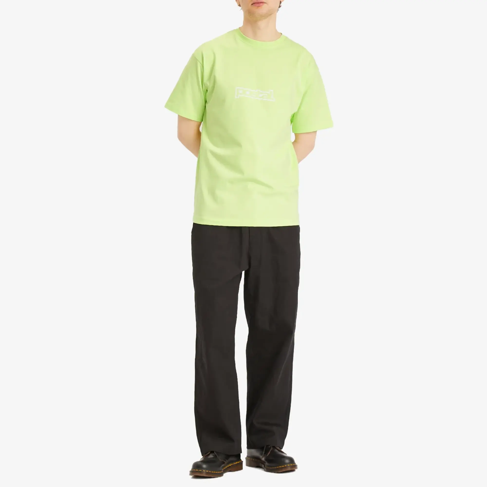 POSTAL Men's Bold Outline Logo T-Shirt Green