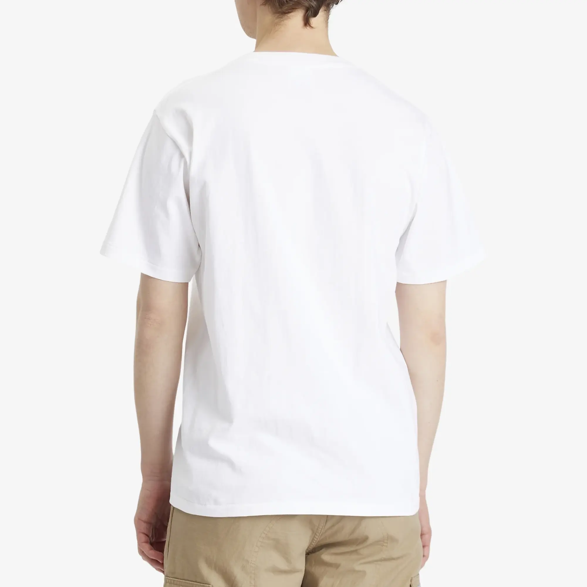 A Bathing Ape Men's 1St Camo Crazy Sta College Tee White