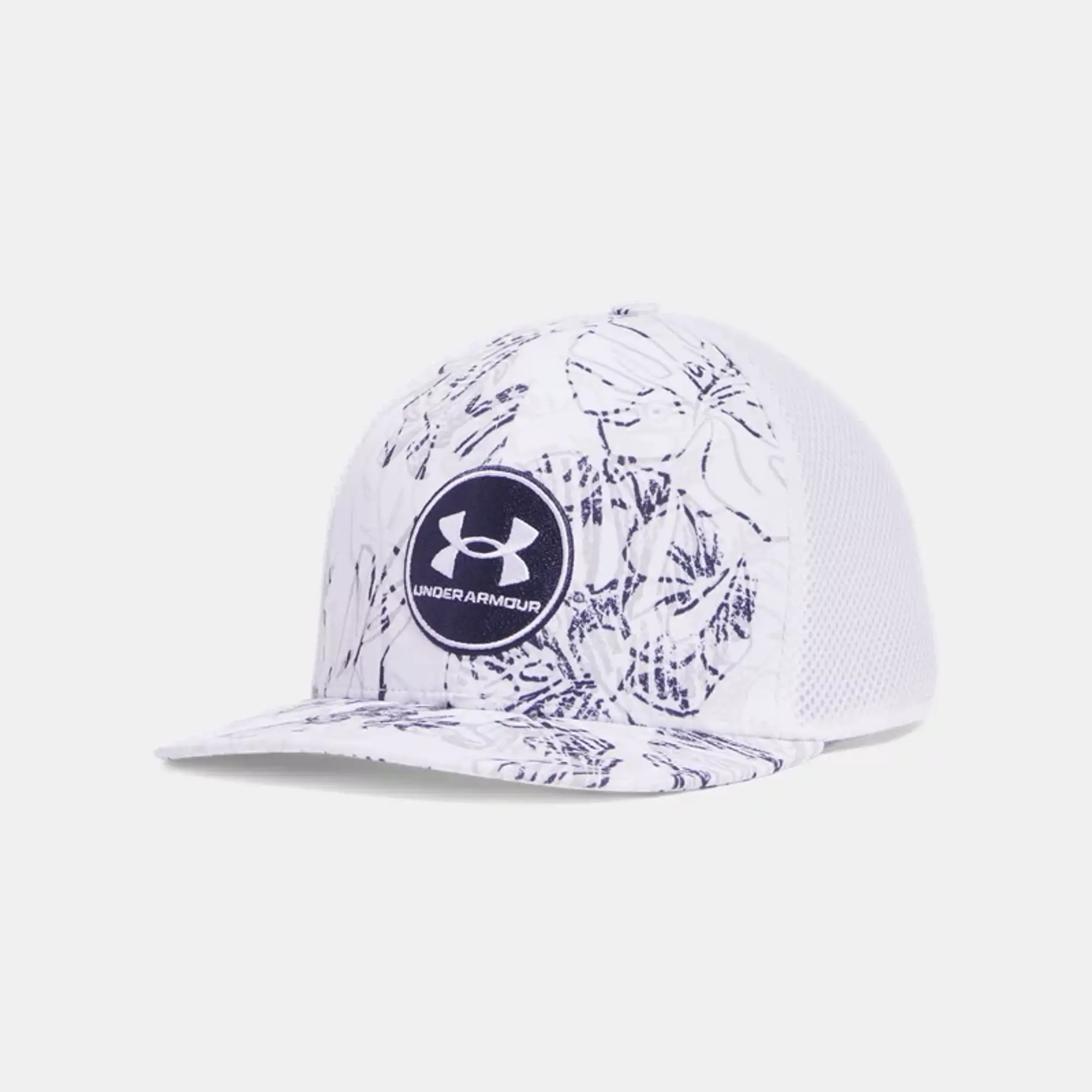 Men's  Under Armour  Iso-Chill Drive Low Stretch Fit Cap White / White XL/XXL