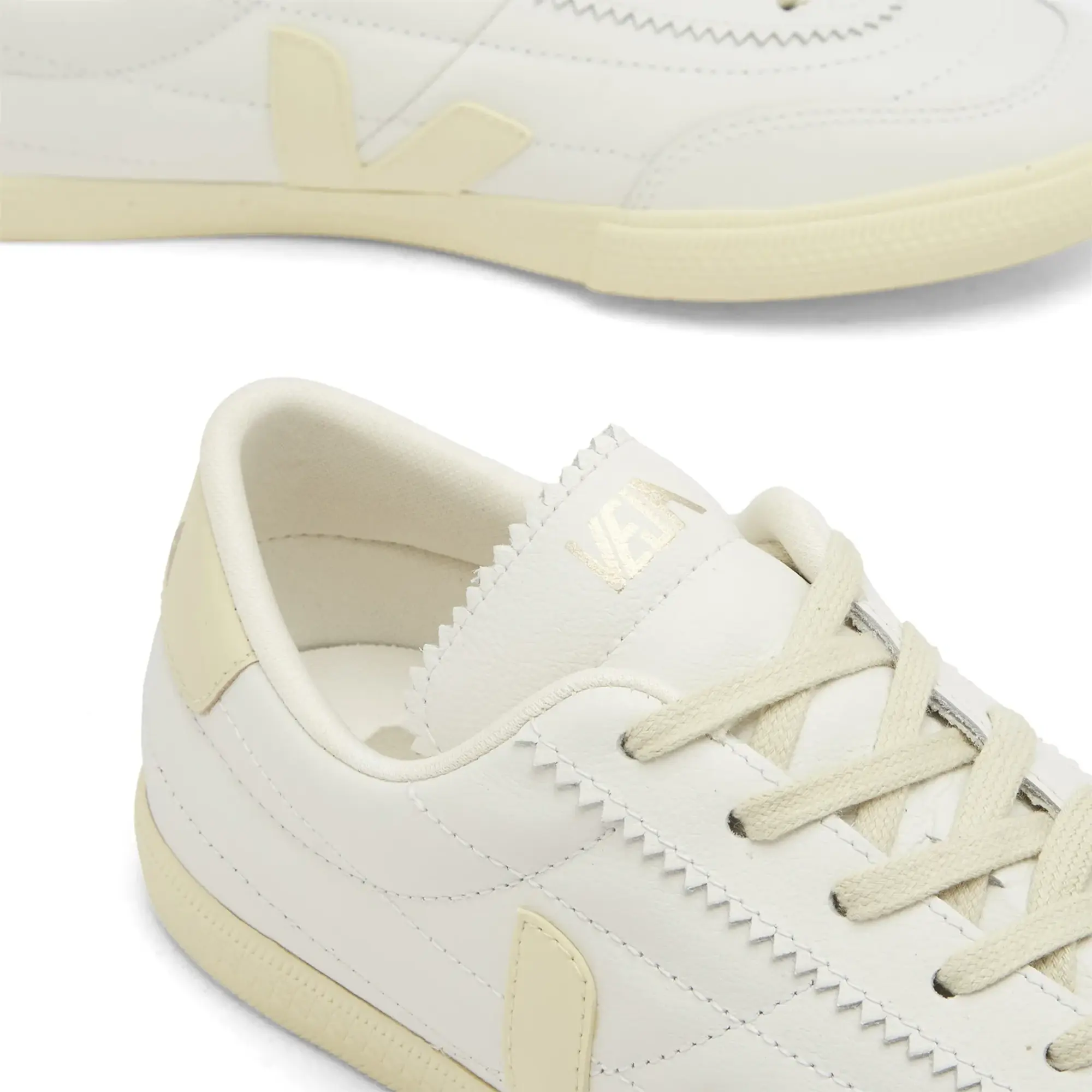 Veja Women's Panenka Sneaker in O.T Leather White/Calcaire