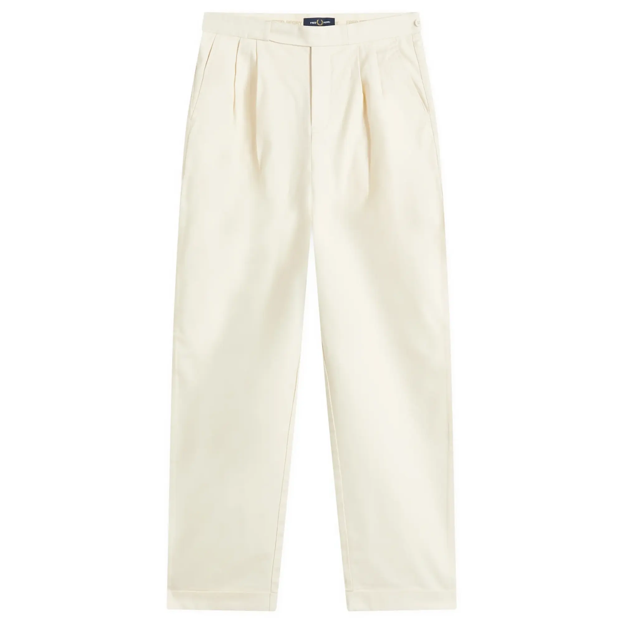 Fred Perry Men's Twill Tennis Trousers Ecru