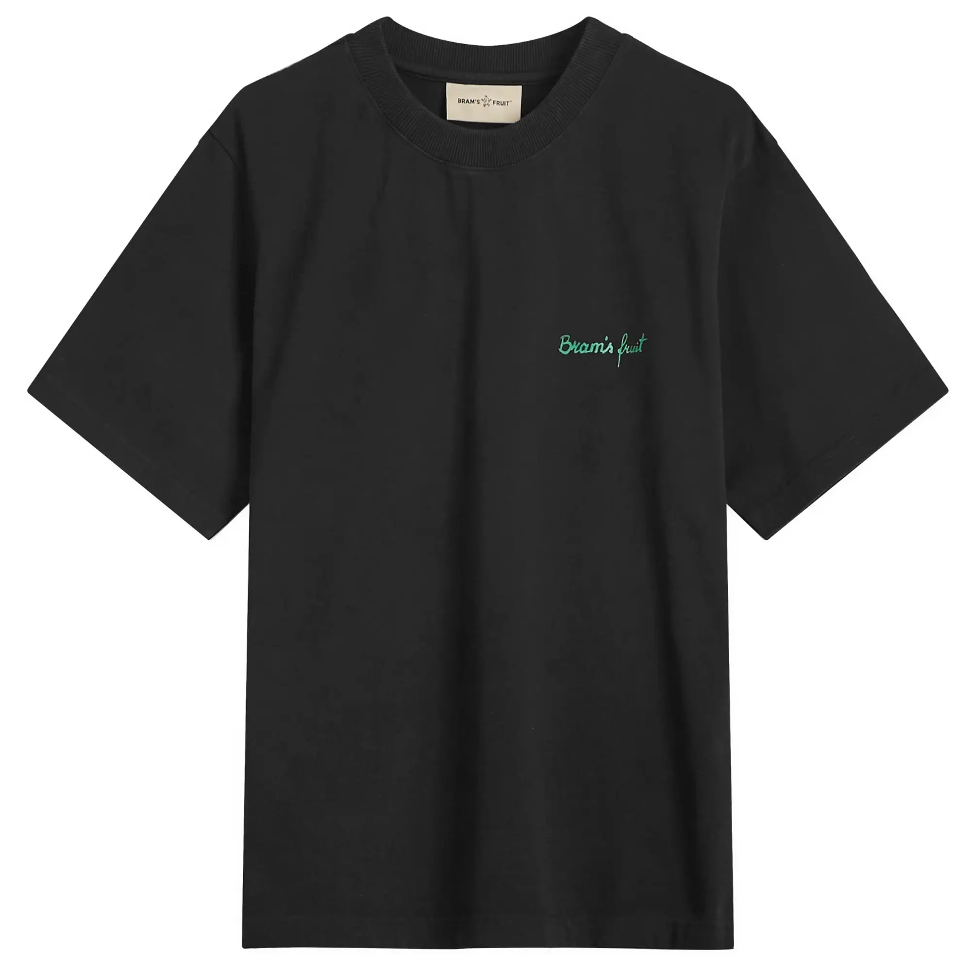 Bram's Fruit Men's Fruit Acrylic T-Shirt Black