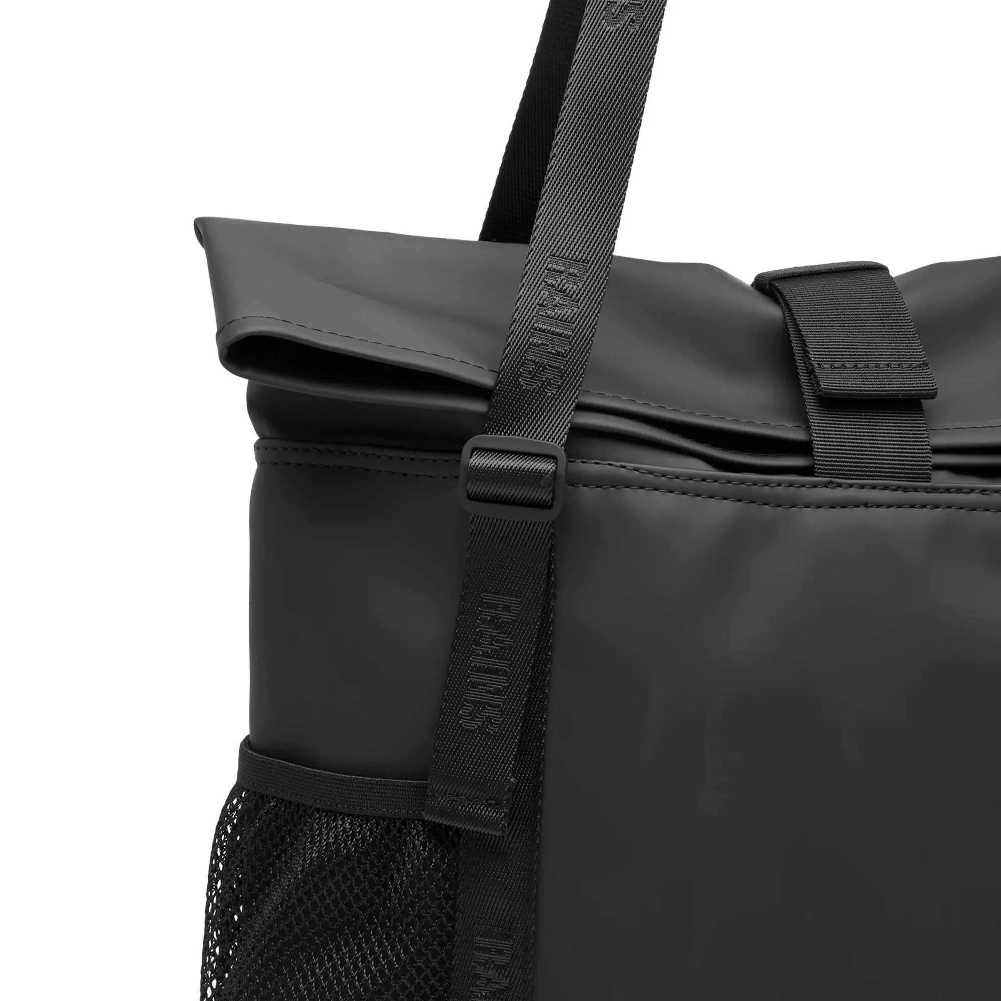 Rains Men's Trail Rolltop Tote Bag Black