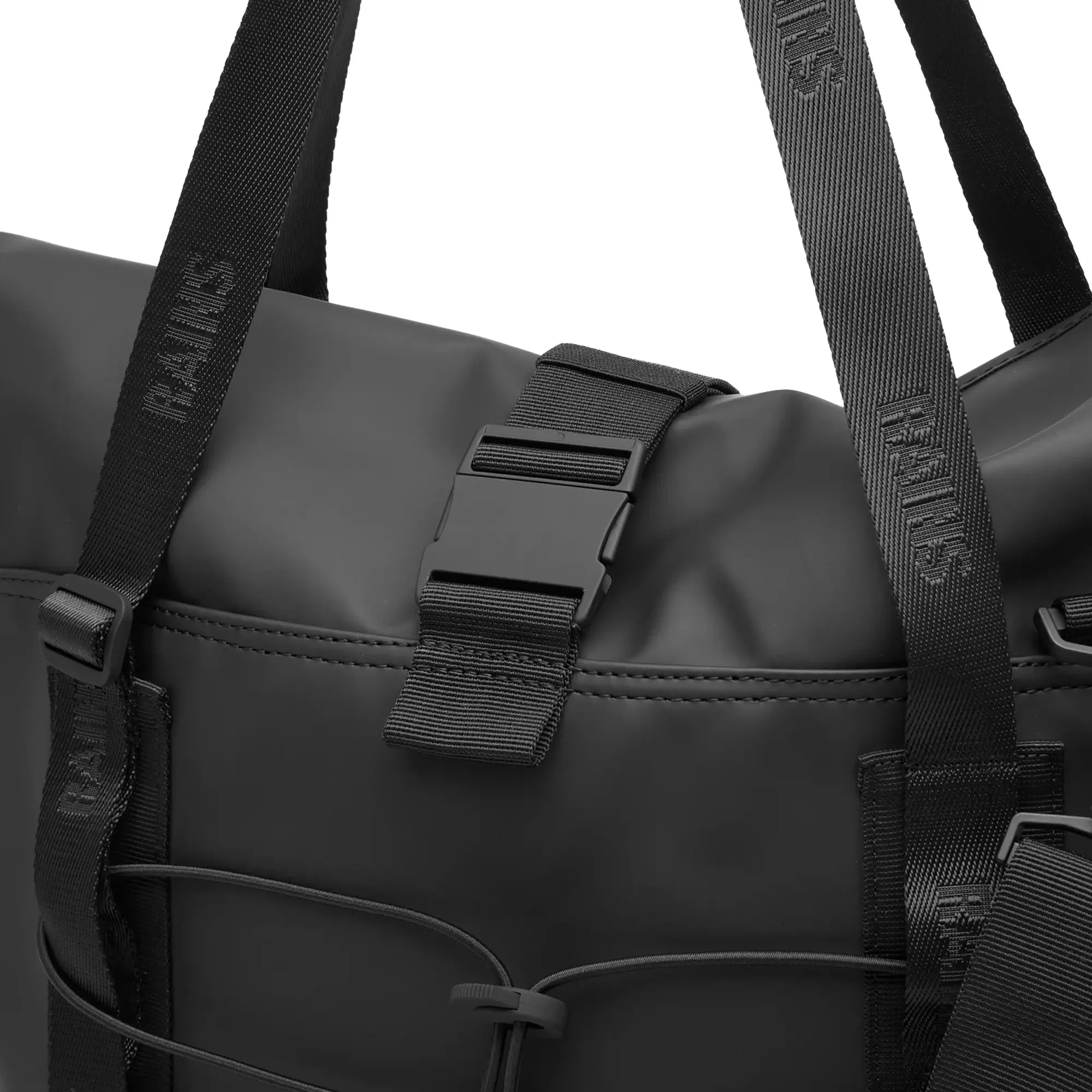 Rains Men's Trail Rolltop Tote Bag Black