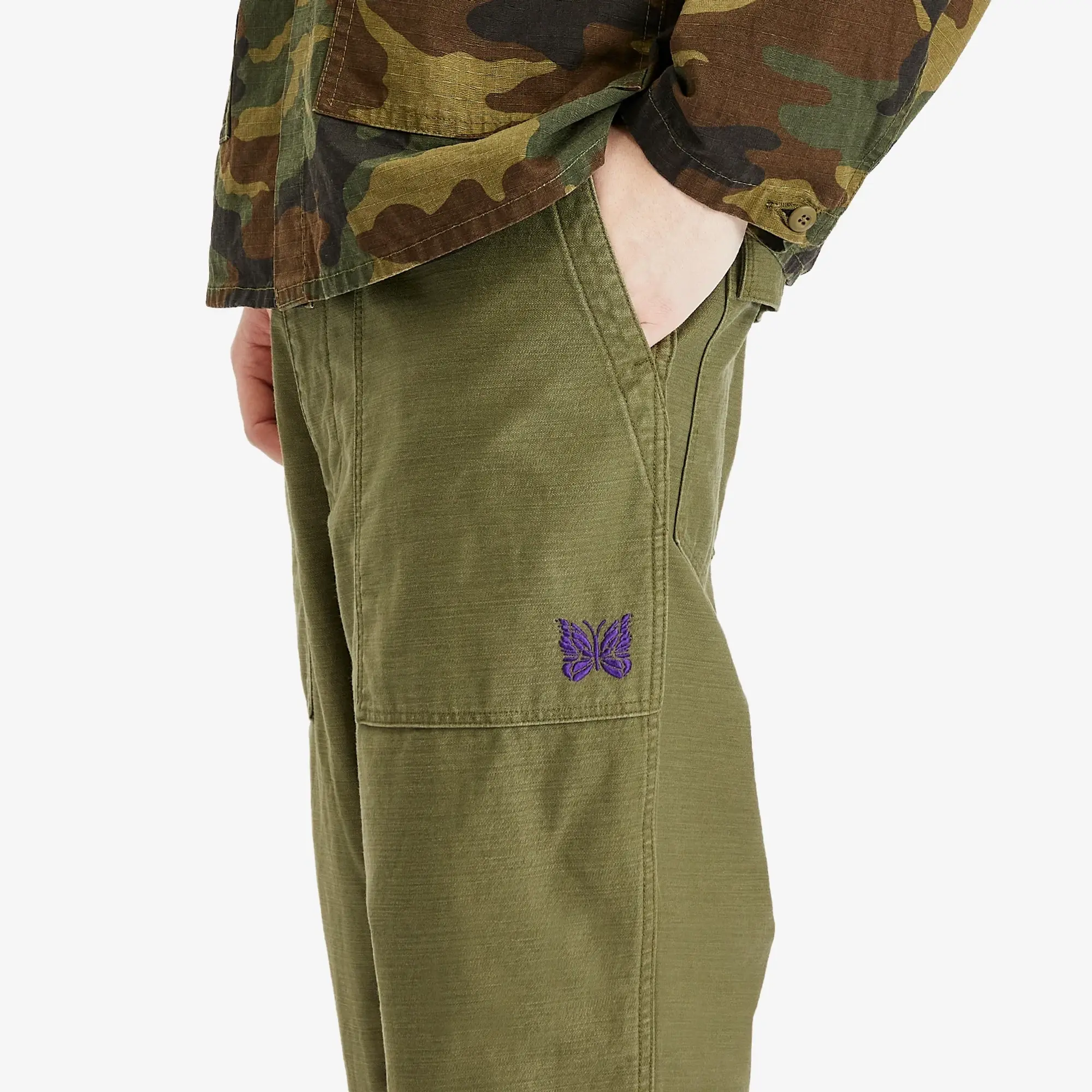 Needles Men's Fatigue Pant Olive
