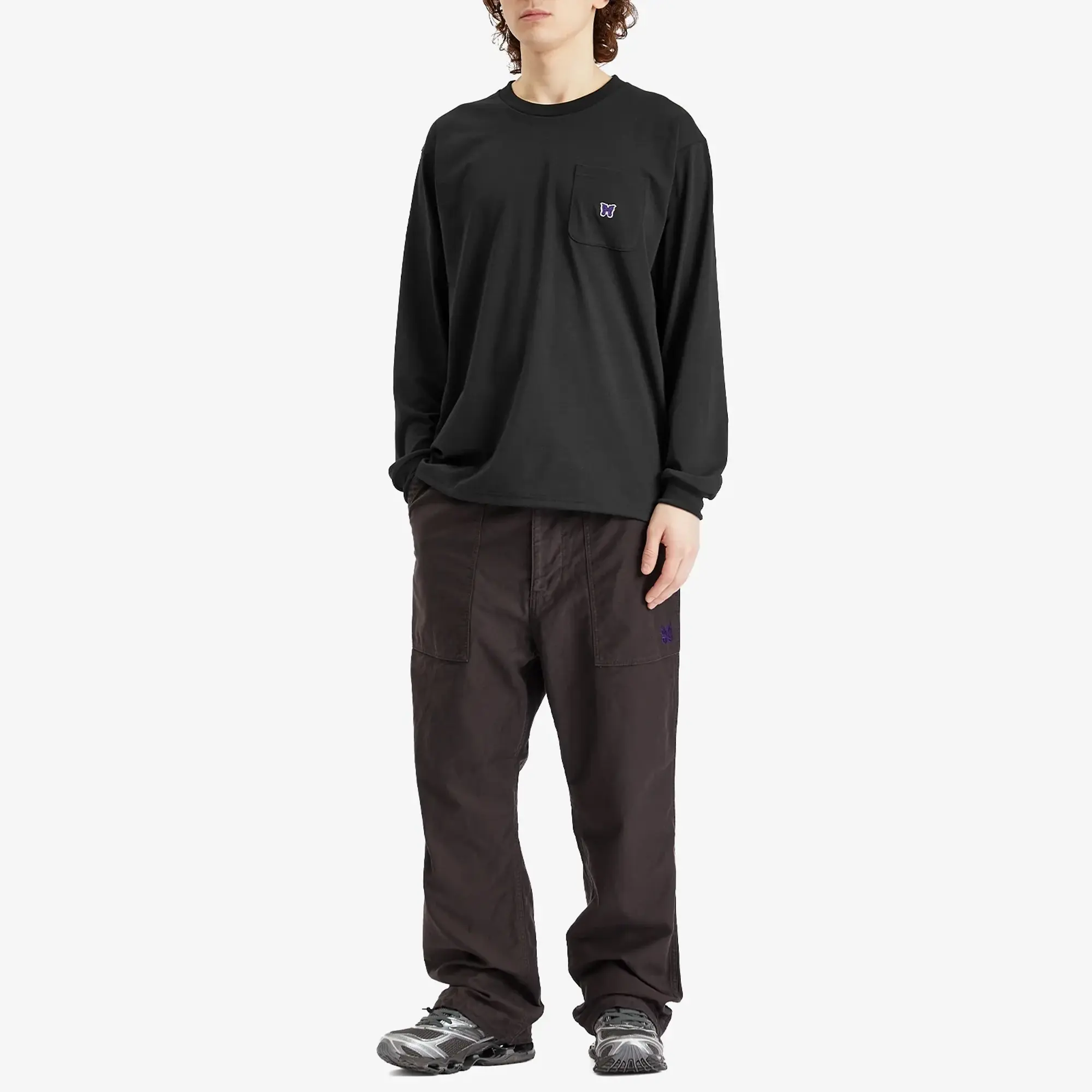 Needles Men's Fatigue Pant Black