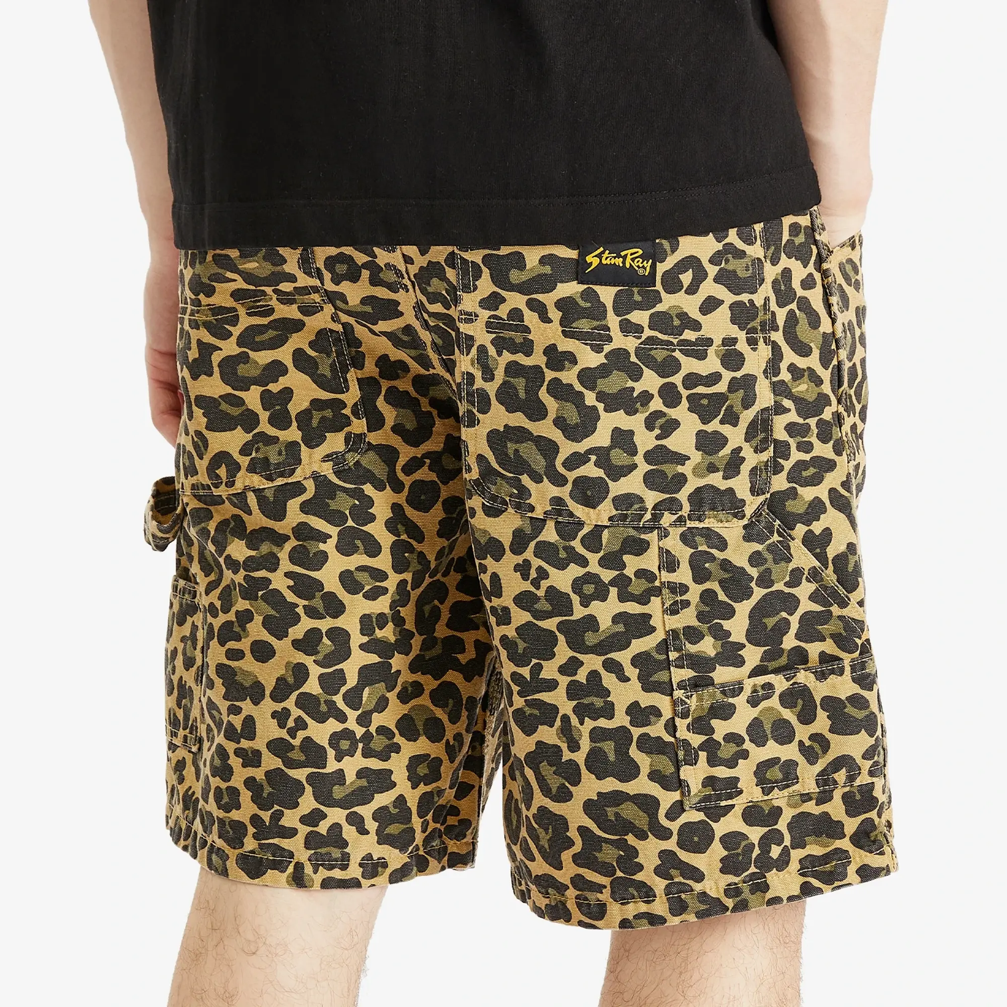 Stan Ray Men's Big Job Shorts Leopard Camo