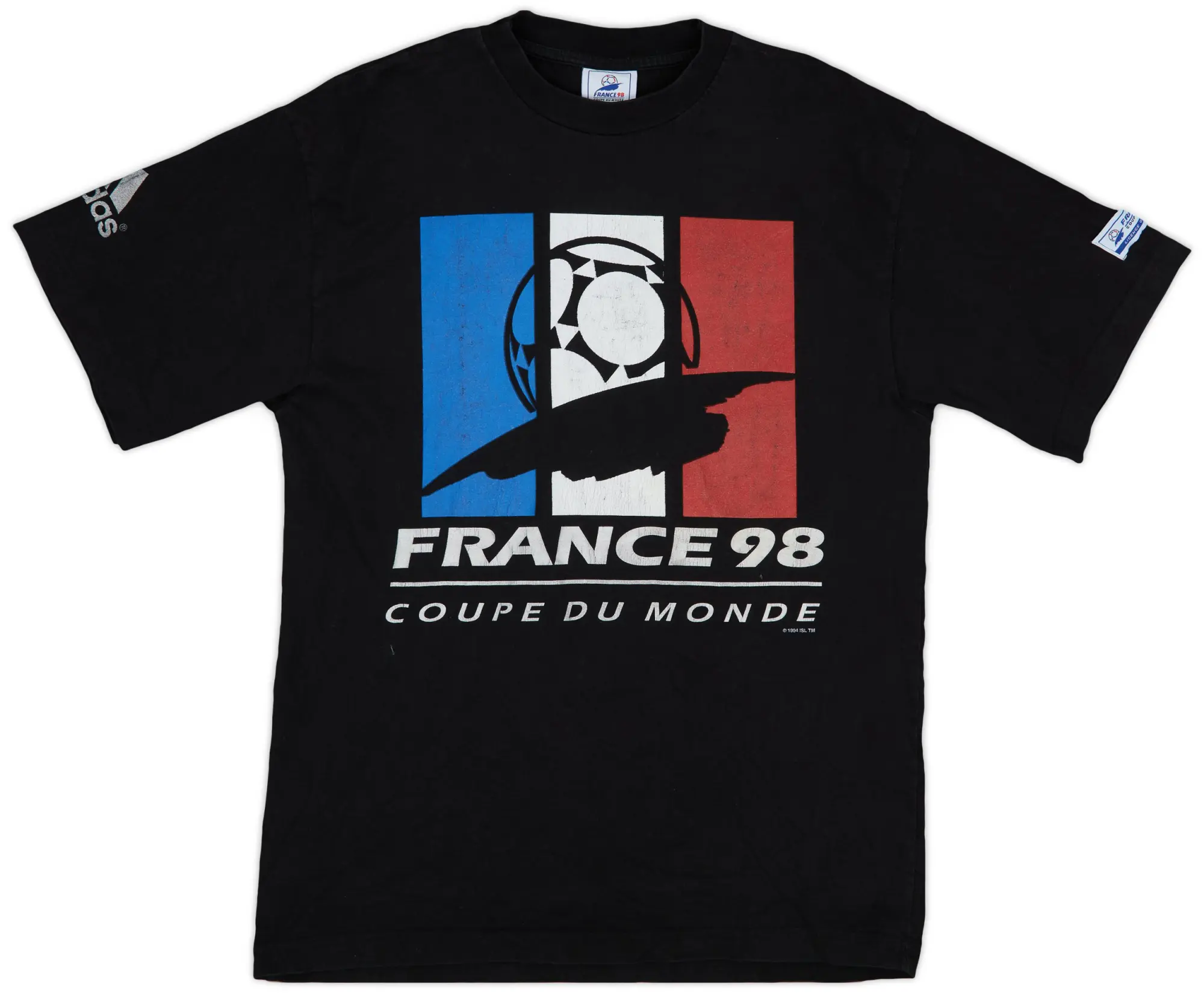 T-Shirts 1998 France 98 World Cup Graphic Tee - 7/10 - (L)