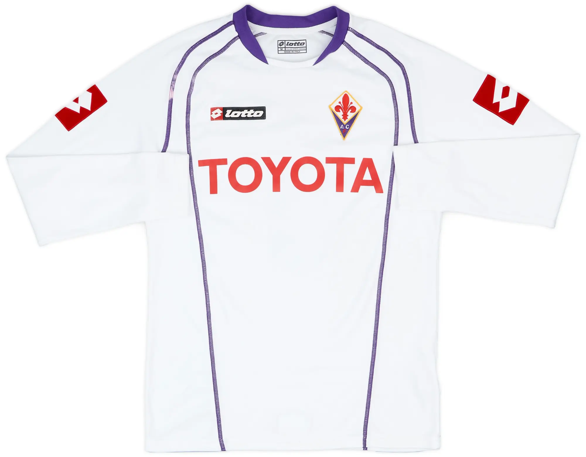 Lotto 2005-07 Fiorentina Match Issue Away L/S Shirt #6