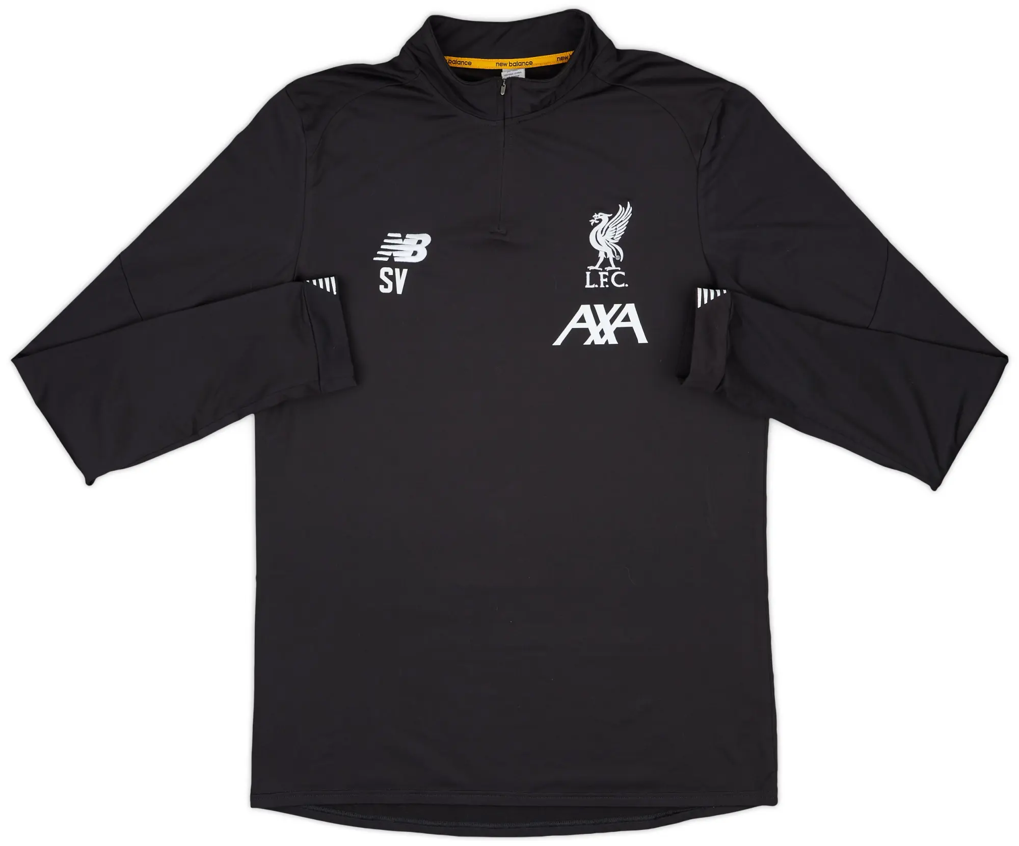 2019-20 Liverpool Staff Issue New Balance 1/4 Zip Training Top SV - 7/10 - (XL)