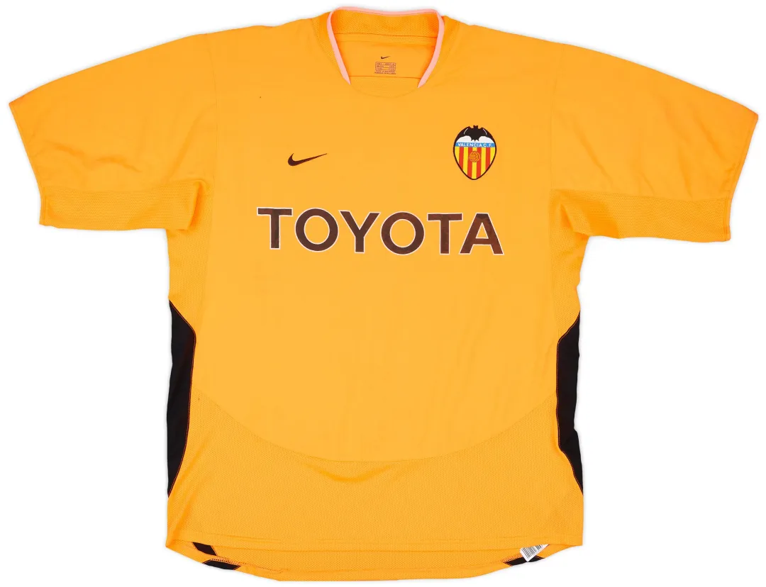 Nike Valencia Mens SS Player Issue Away Shirt 2003/04