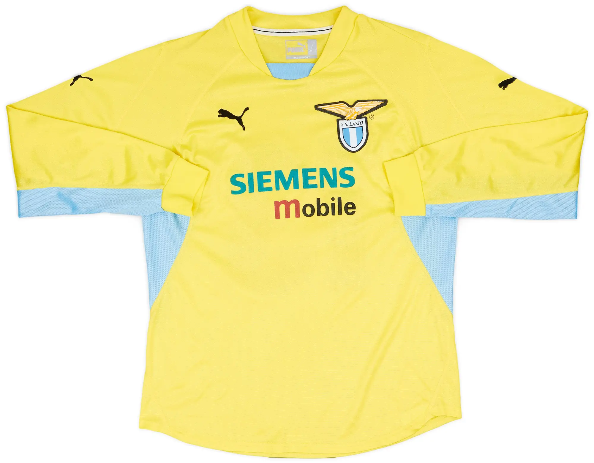Puma 2001-02 Lazio Match Issue Away L/S Shirt #18