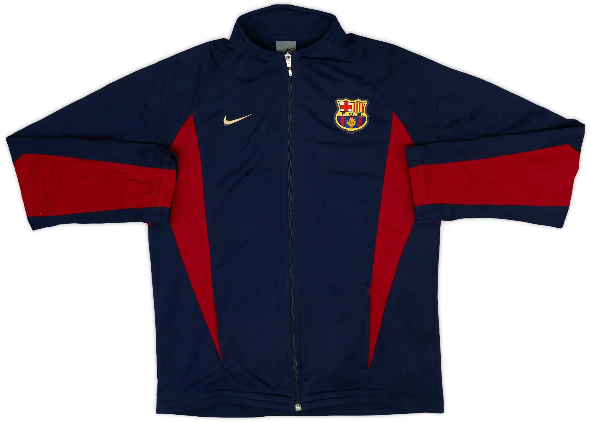 2002-03 Barcelona Nike Track Jacket - 7/10 - (XL.Boys)