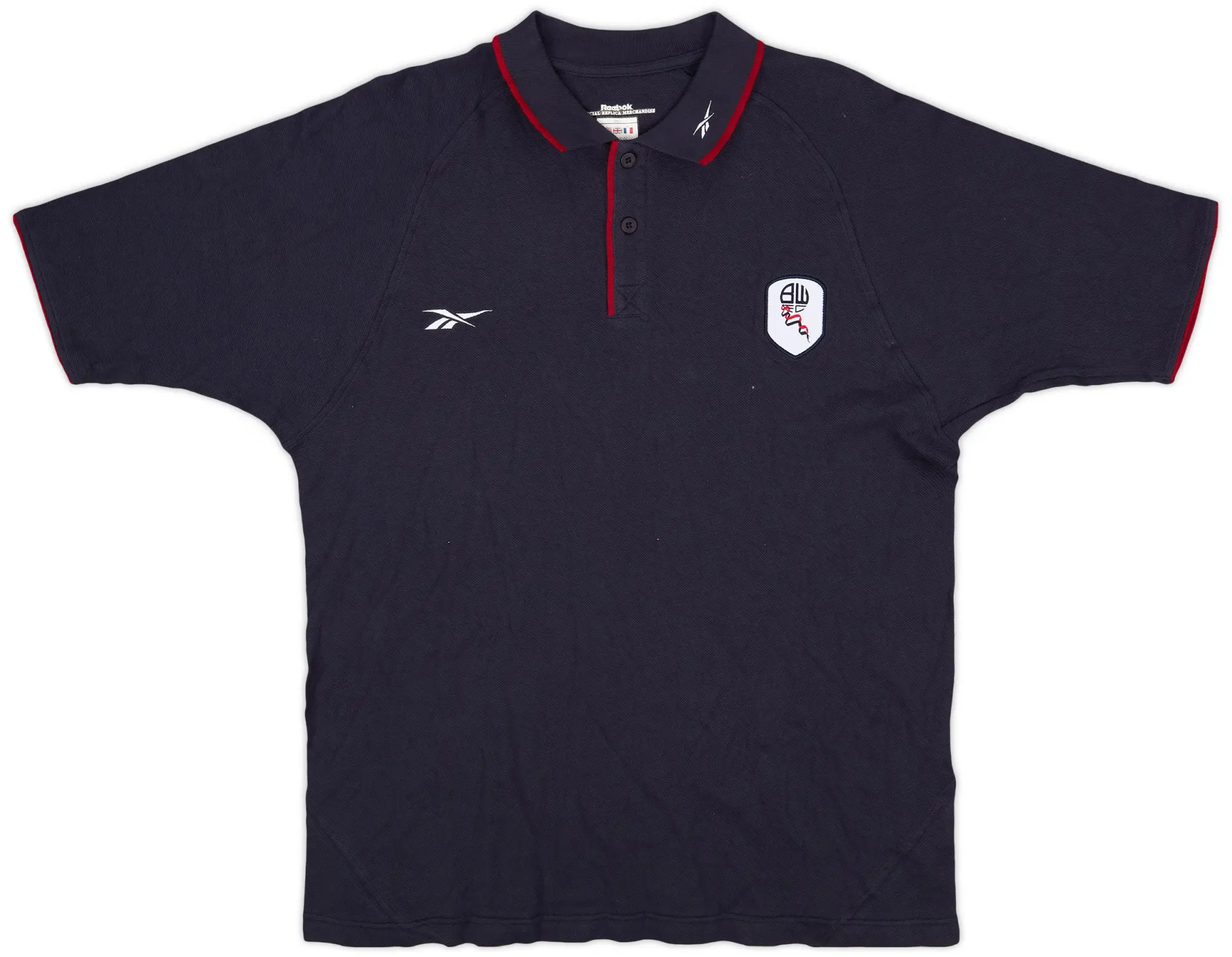 2003-04 Bolton Reebok Polo Shirt - 9/10 - (L)