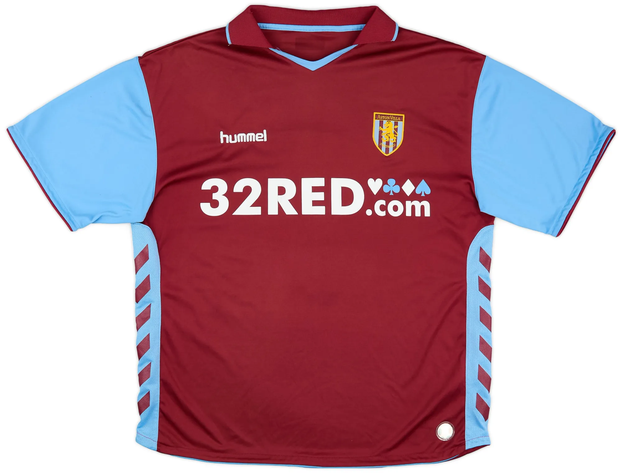 Hummel Aston Villa Mens SS Home Shirt 2006/07