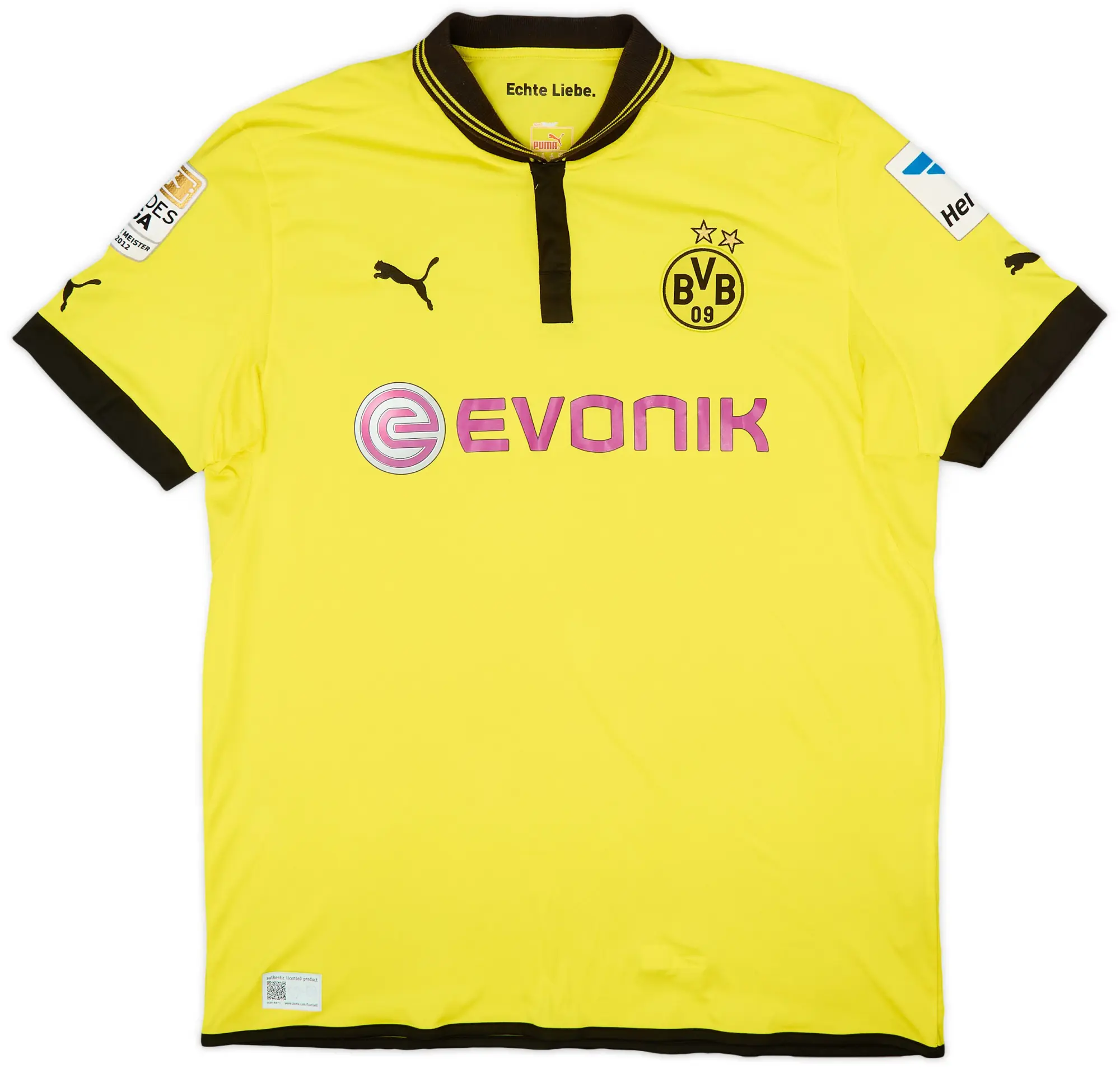 Puma 2012-13 Borussia Dortmund Home Shirt - 7/10 - (3XL)