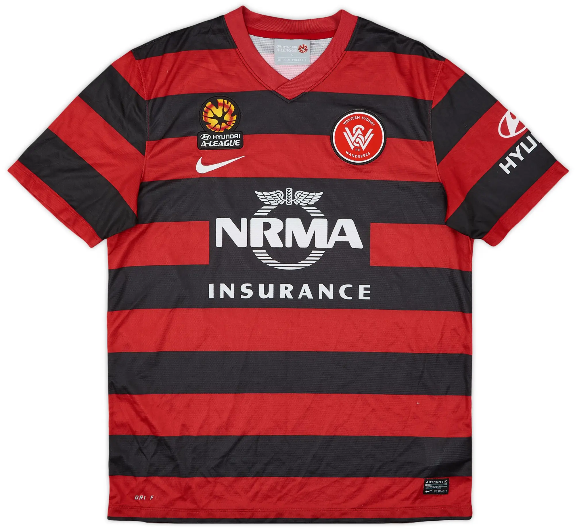 Nike 2012-14 Western Sydney Wanderers Home Shirt - 4/10 - (L)
