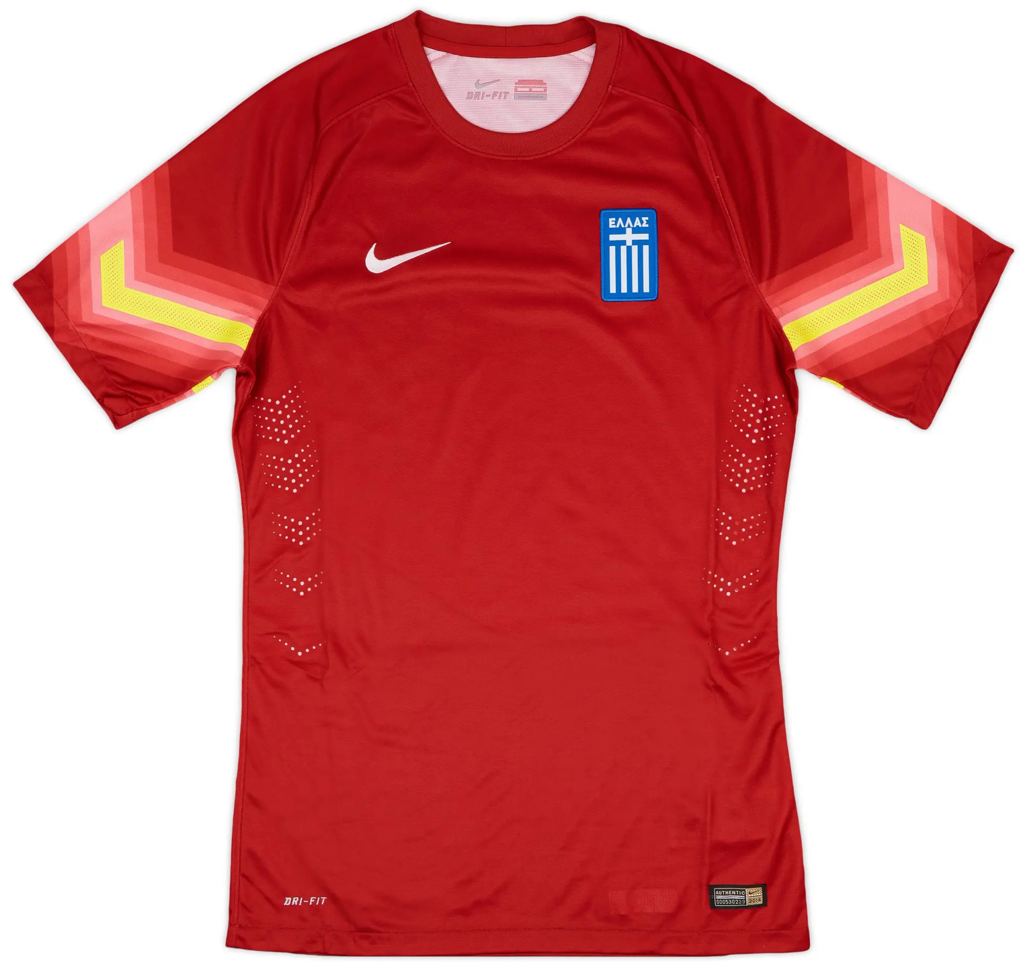 Nike 2014-15 Greece Authentic GK S/S Shirt - 9/10 - (M)