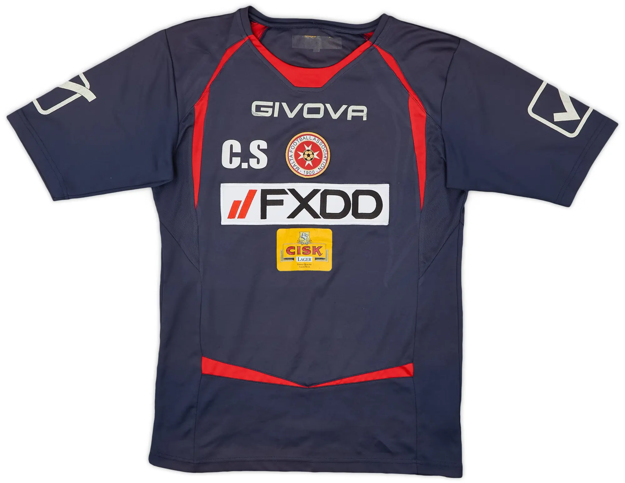 2012-14 Malta Staff Issue Givova Training Shirt C.S - 6/10 - (M)