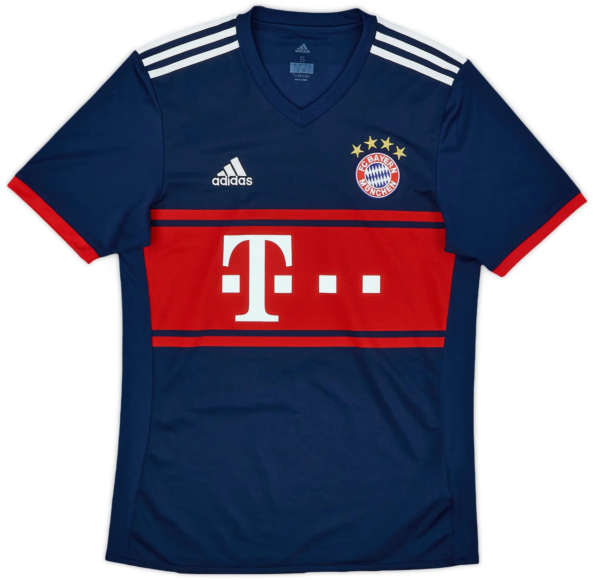 adidas 2017-18 Bayern Munich Away Shirt - 6/10 - (S)