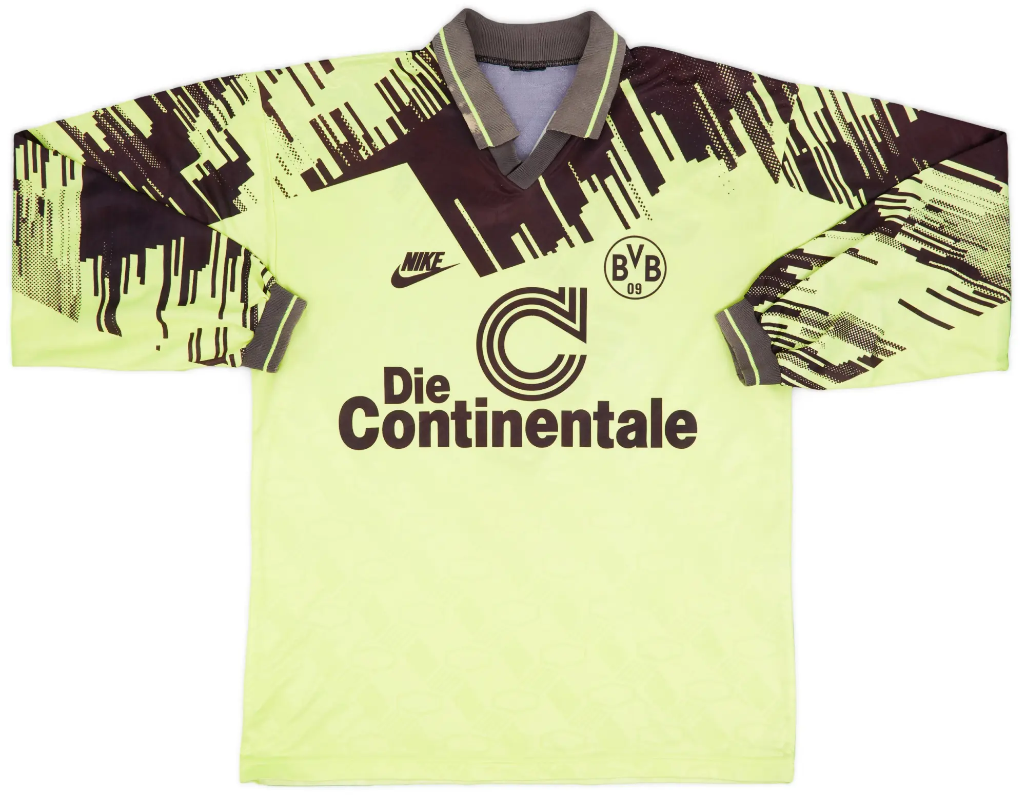 Nike 1993-94 Borussia Dortmund Home L/S Shirt - 7/10 - (L)
