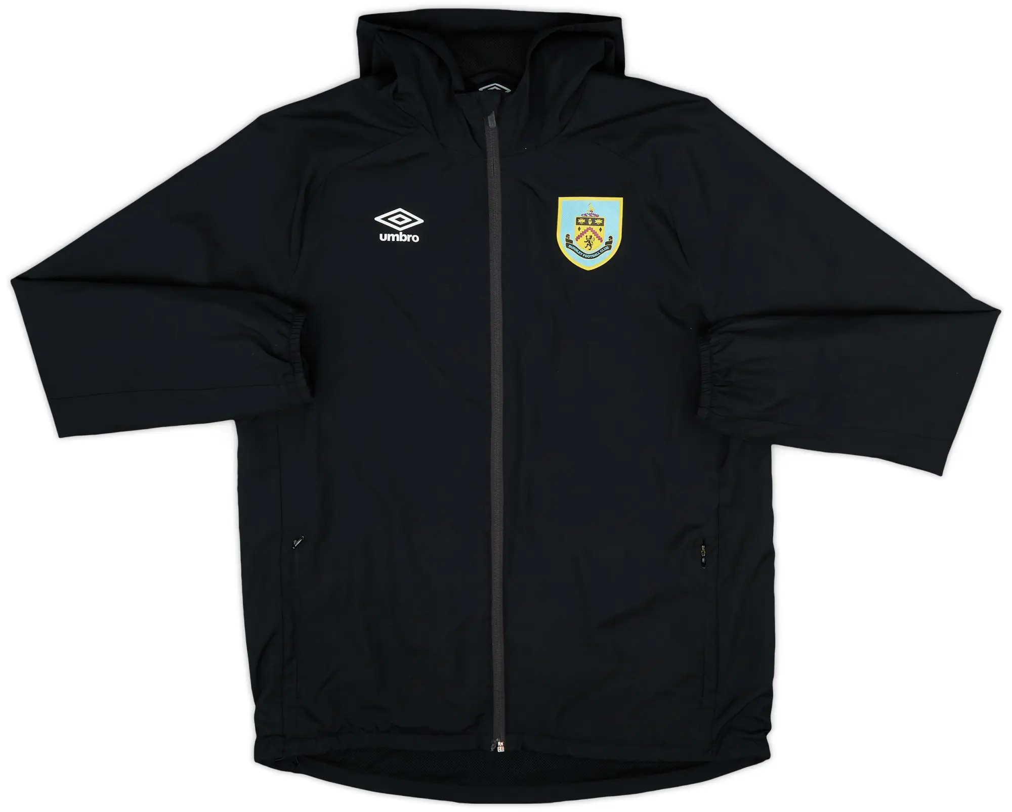 2019-20 Burnley Umbro Hooded Rain Jacket - 9/10 - (L)