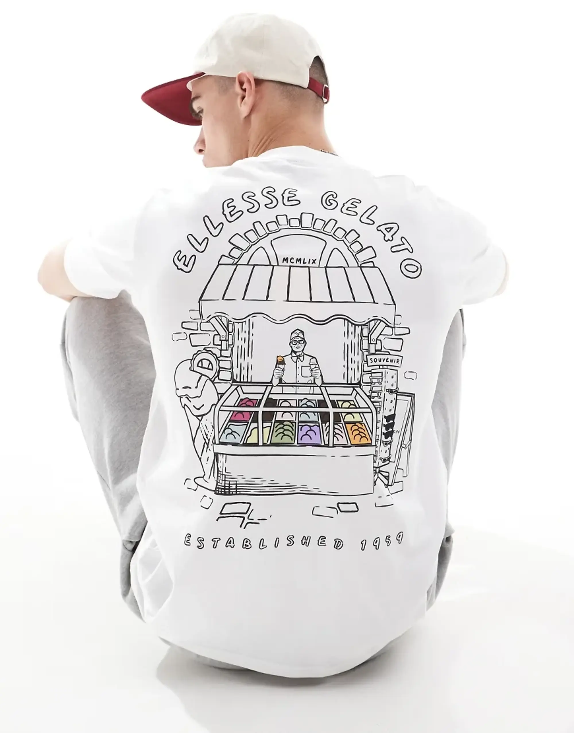 Ellesse Stradone Tee In White