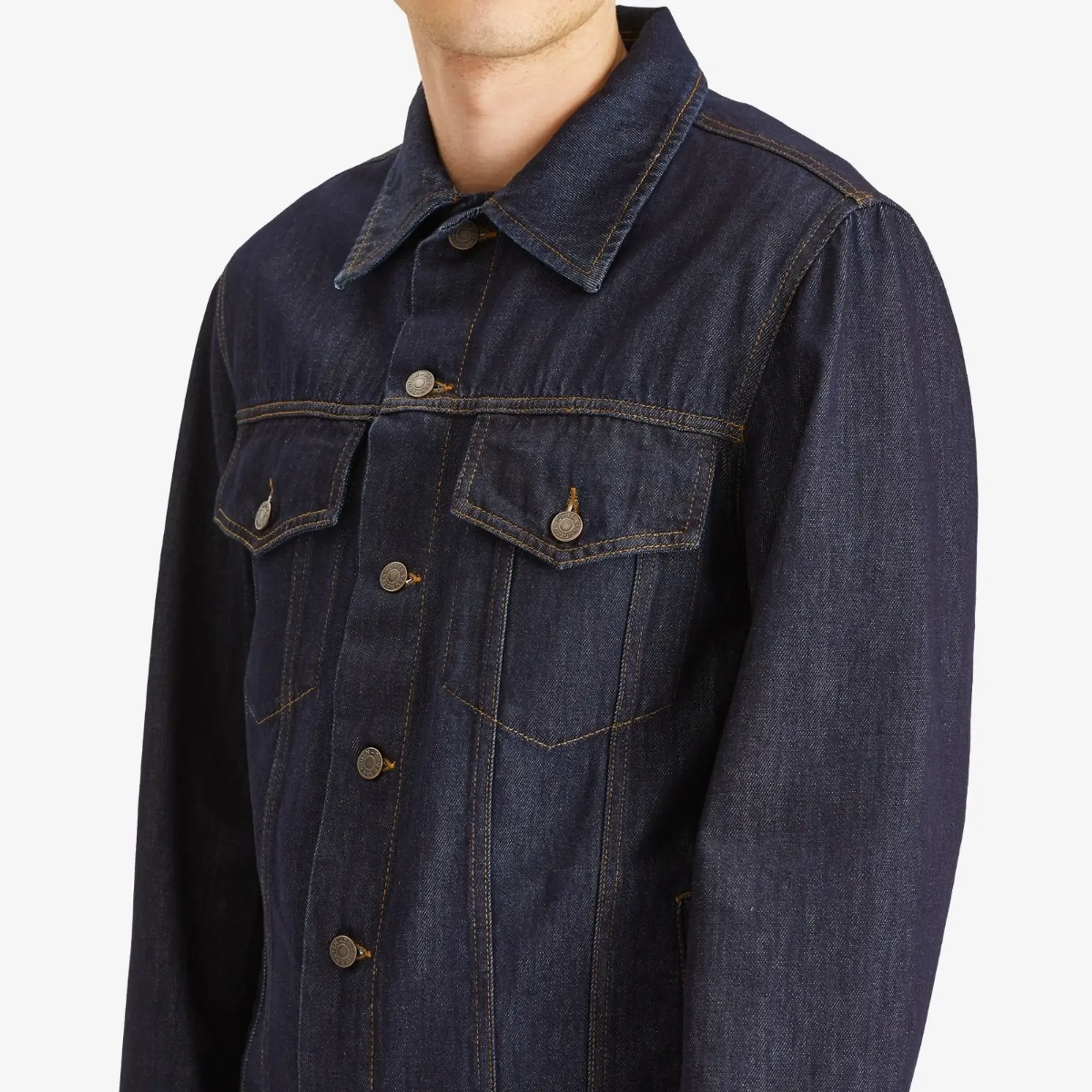 Dries Van Noten Men's Vipin Denim Jacket Indigo