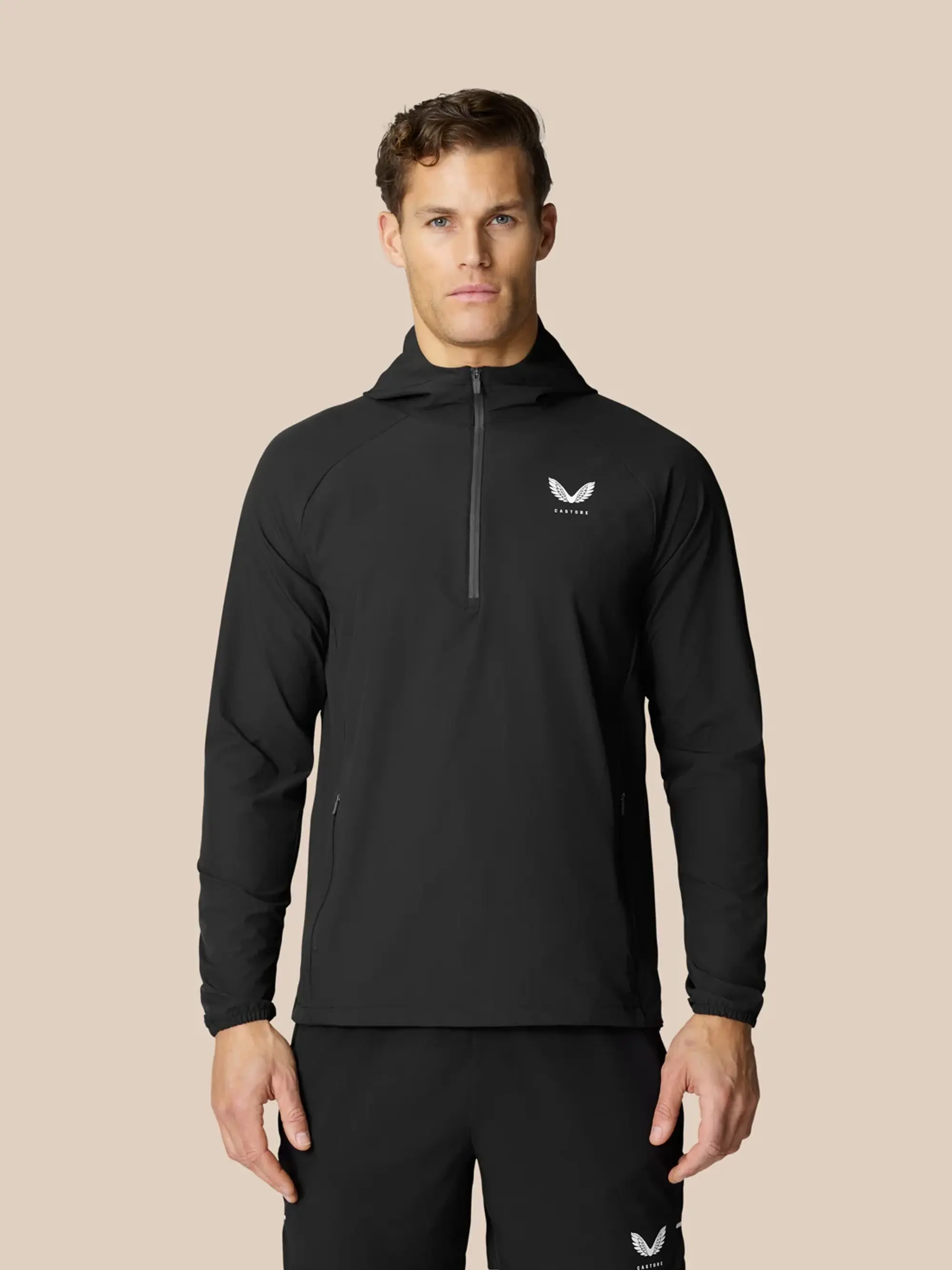 Castore Flow Training Hoodie - Black/white