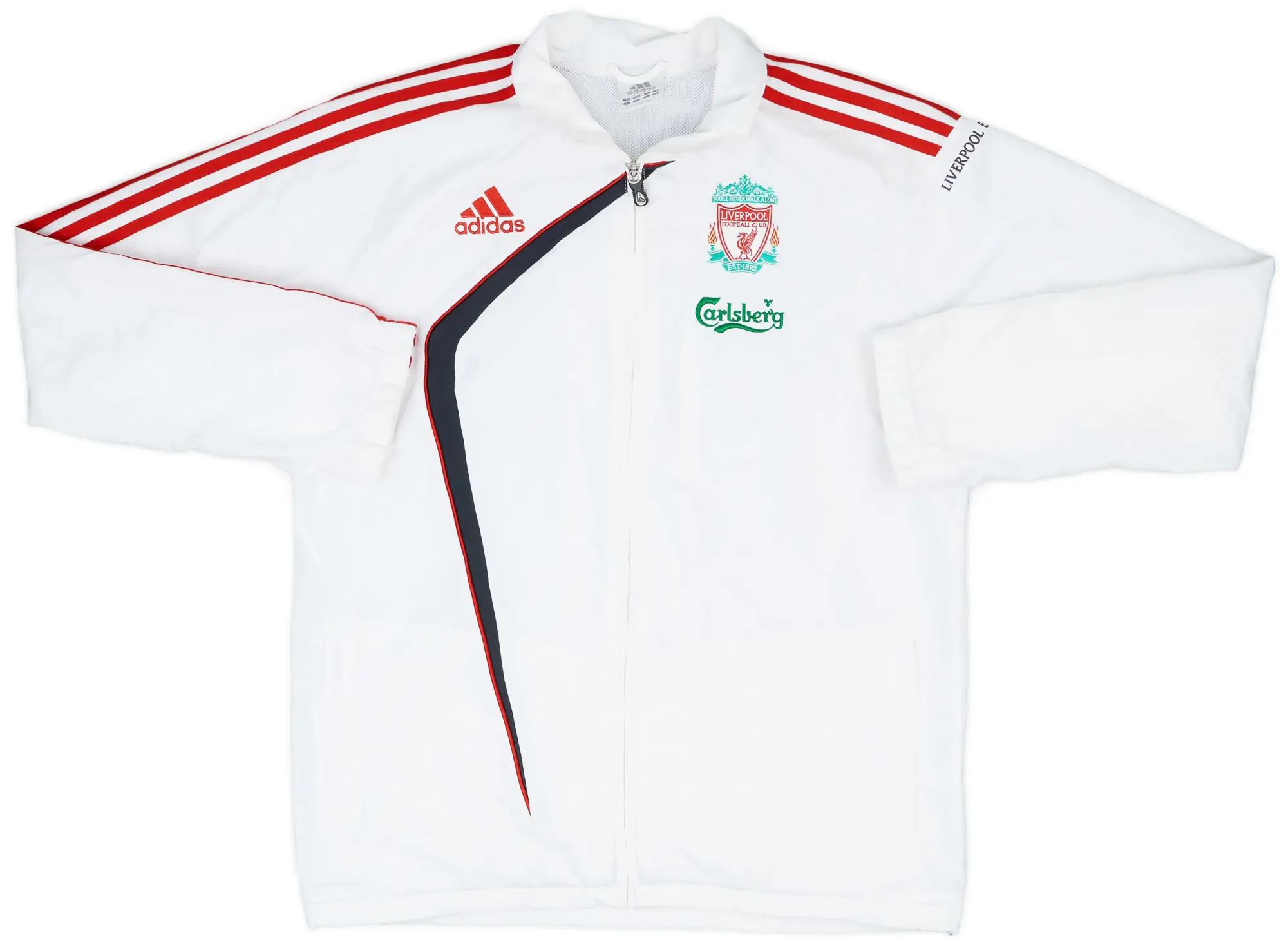 2009-10 Liverpool adidas Track Jacket - 8/10 - (M)