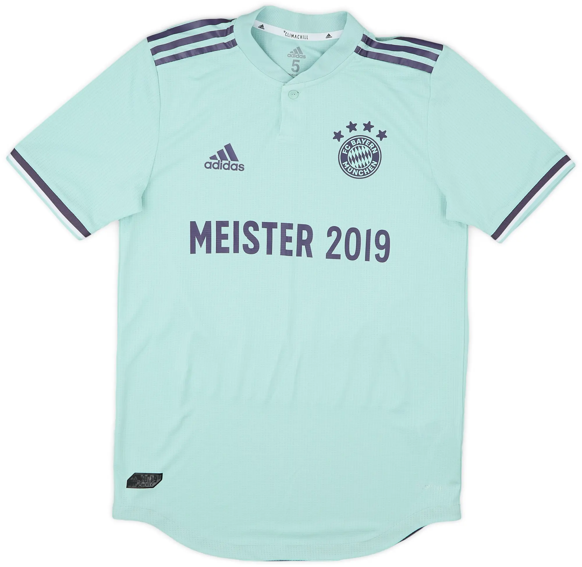 adidas 2018-19 Bayern Munich Player Issue 'Meister 2019' Away Shirt - 9/10 - (Women's S/M)