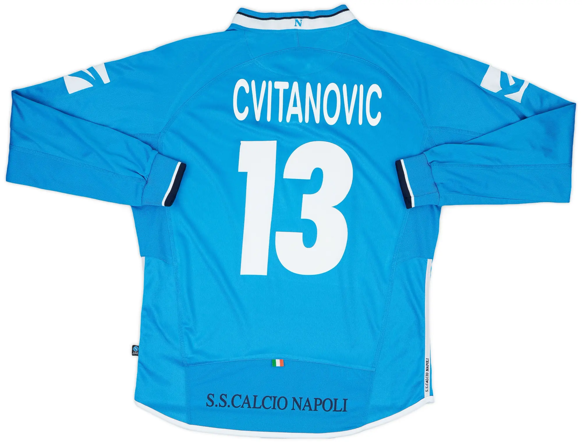 Legea 2003-04 Napoli Home L/S Shirt Cvitanovic #13 - 7/10 - (L)