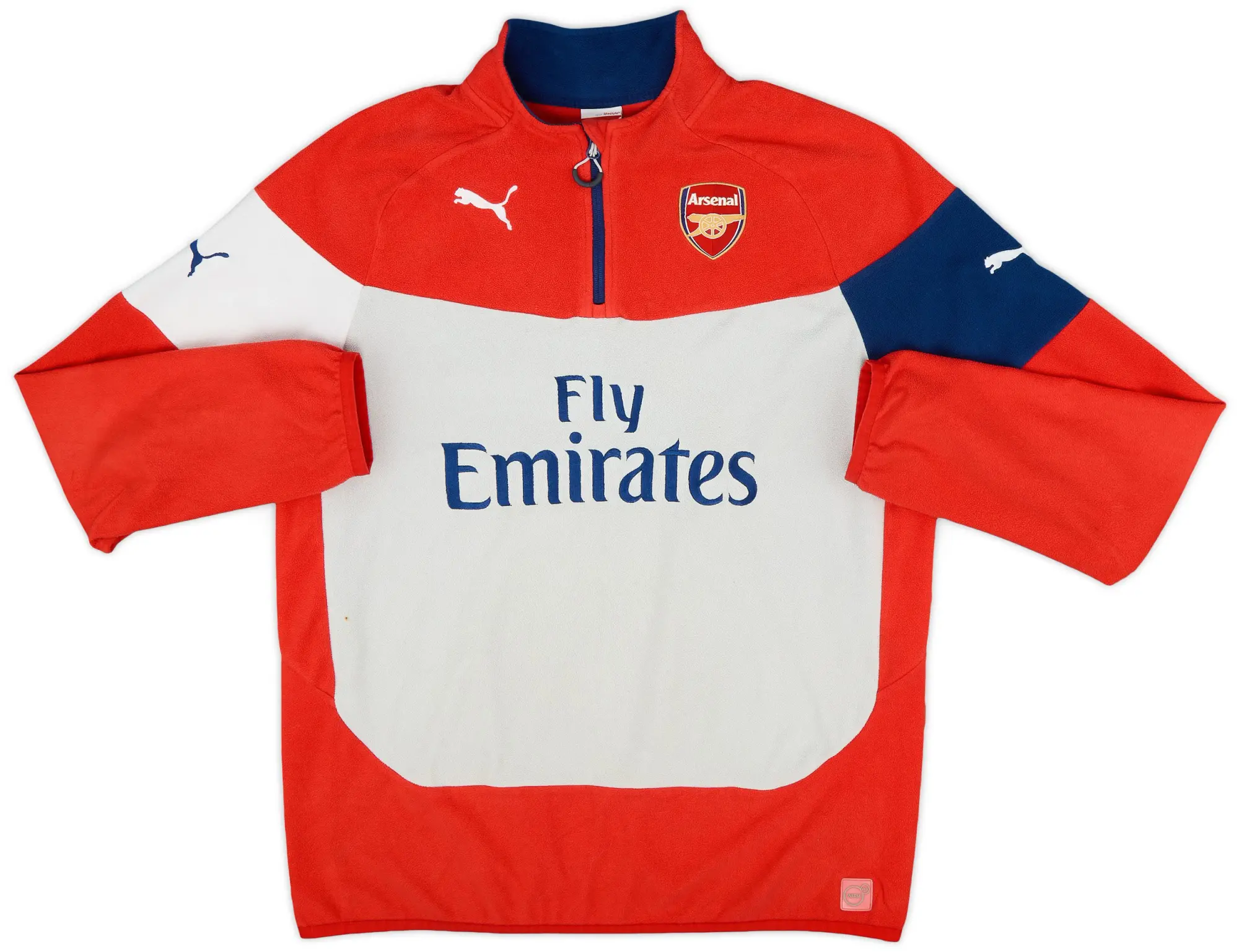 2015-16 Arsenal Puma 1/4 Zip Fleece Top - 7/10 - (XL)