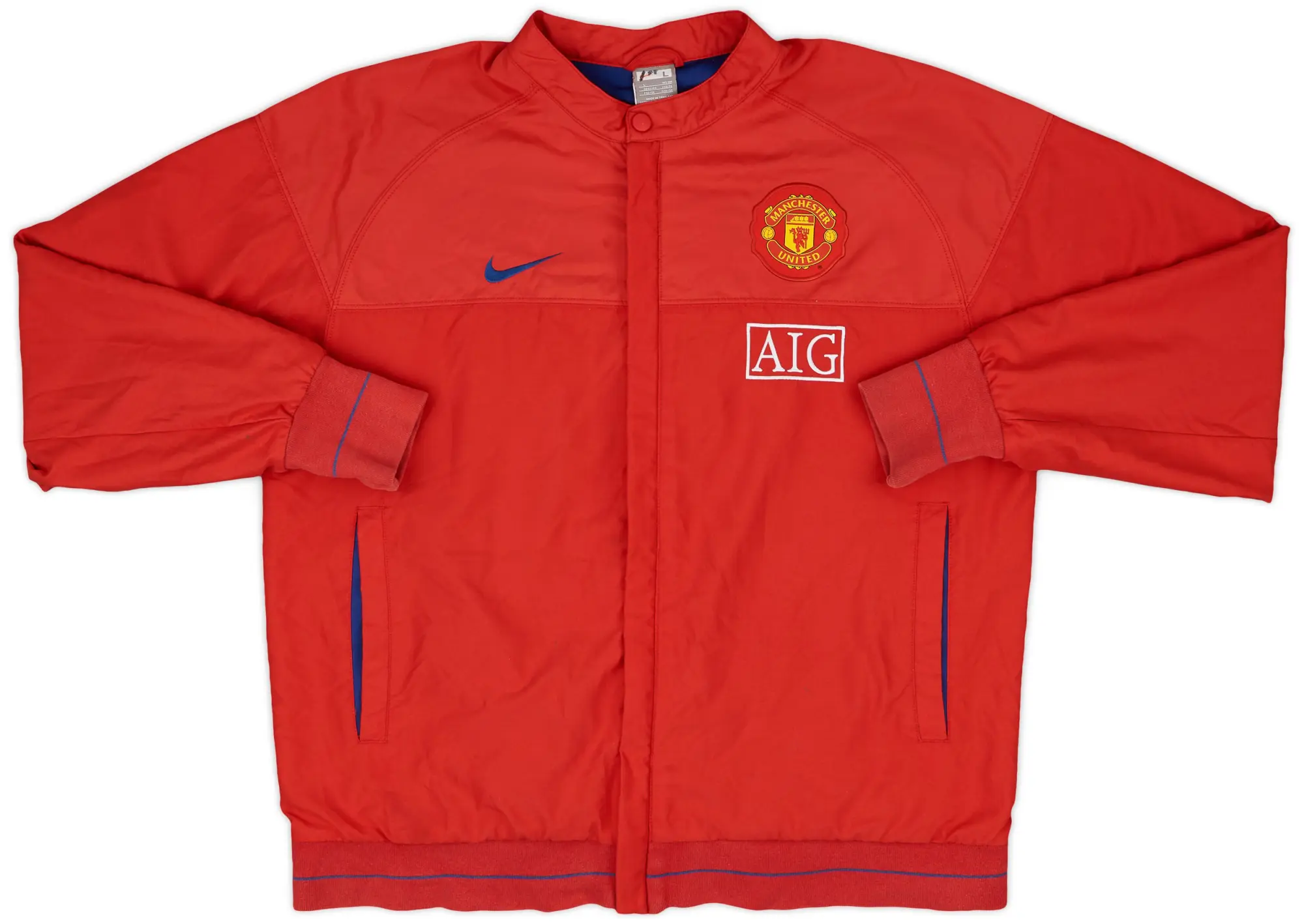 2008-09 Manchester United Nike Track Jacket - 6/10 - (L)