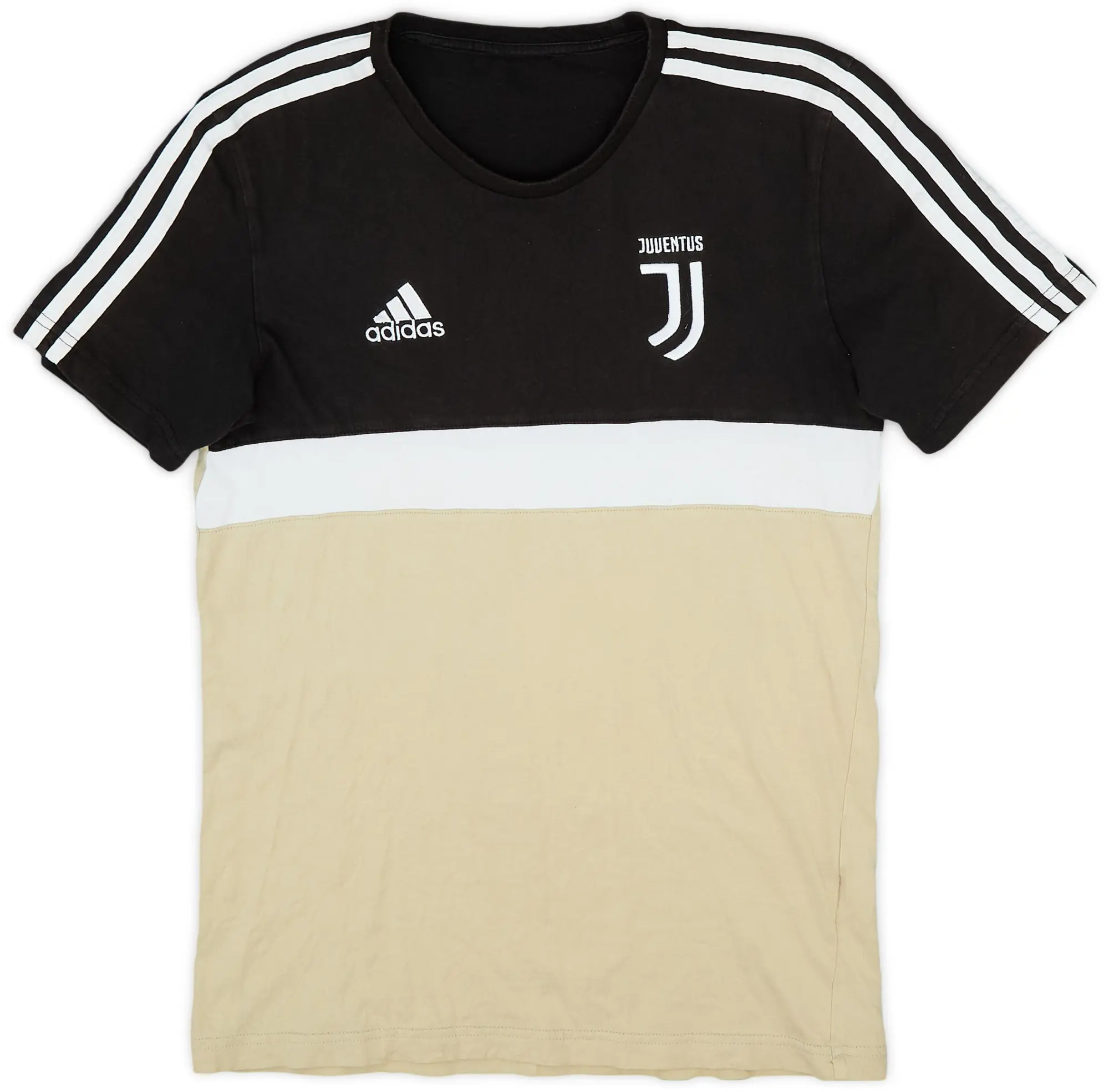 2018-19 Juventus adidas Cotton Tee - 6/10 - (L.Boys)