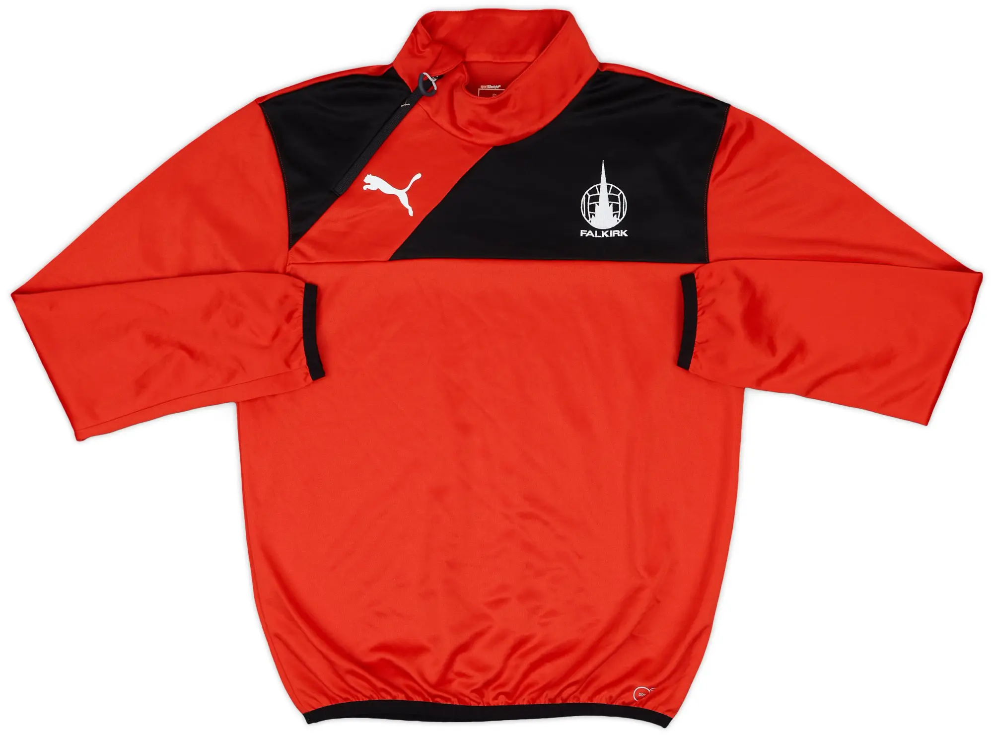 2015-16 Falkirk Puma 1/4 Zip Drill Top - 8/10 - (S)